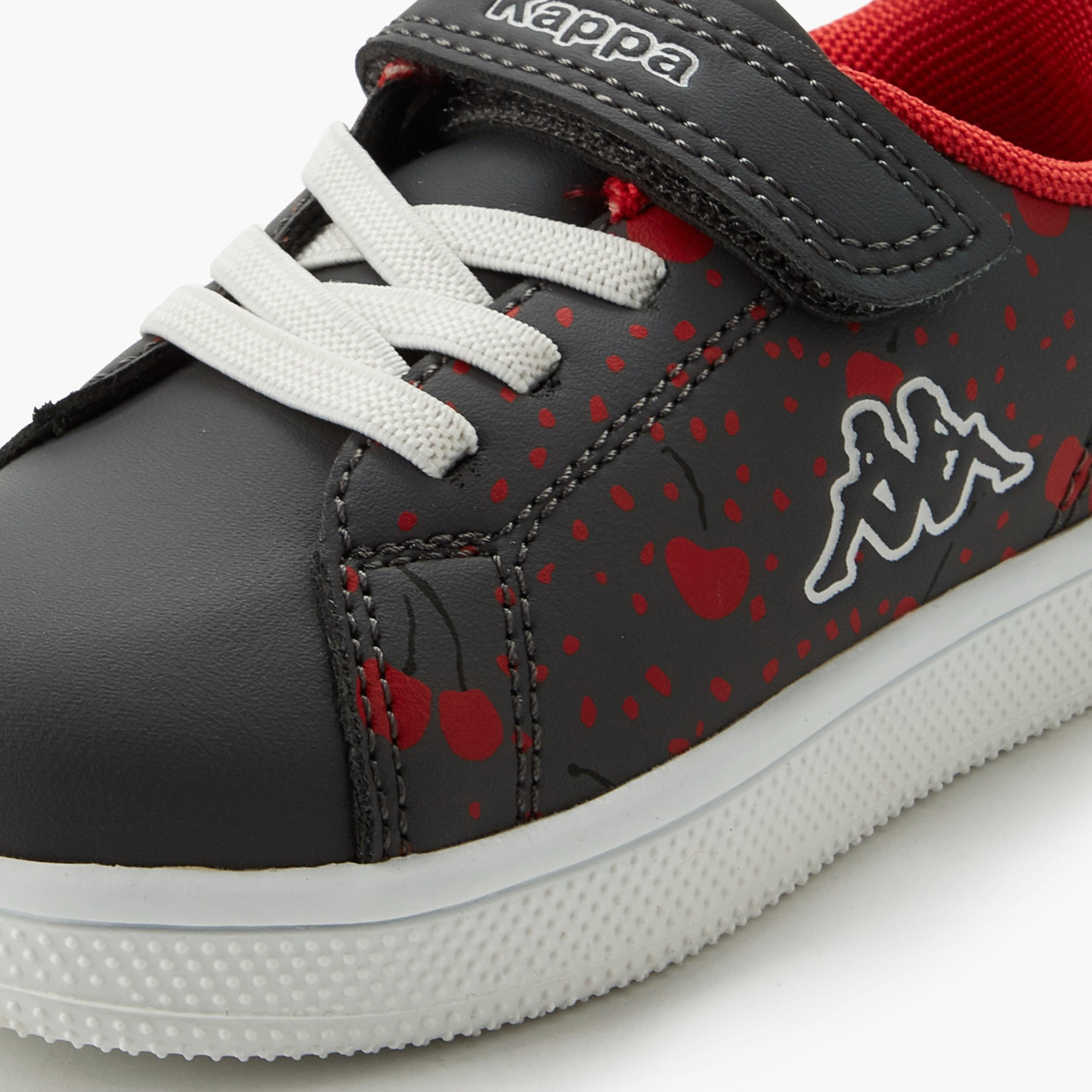 Kappa Girls Hook & Loop Sports Shoes-girls-shoes-sneakers-image-4