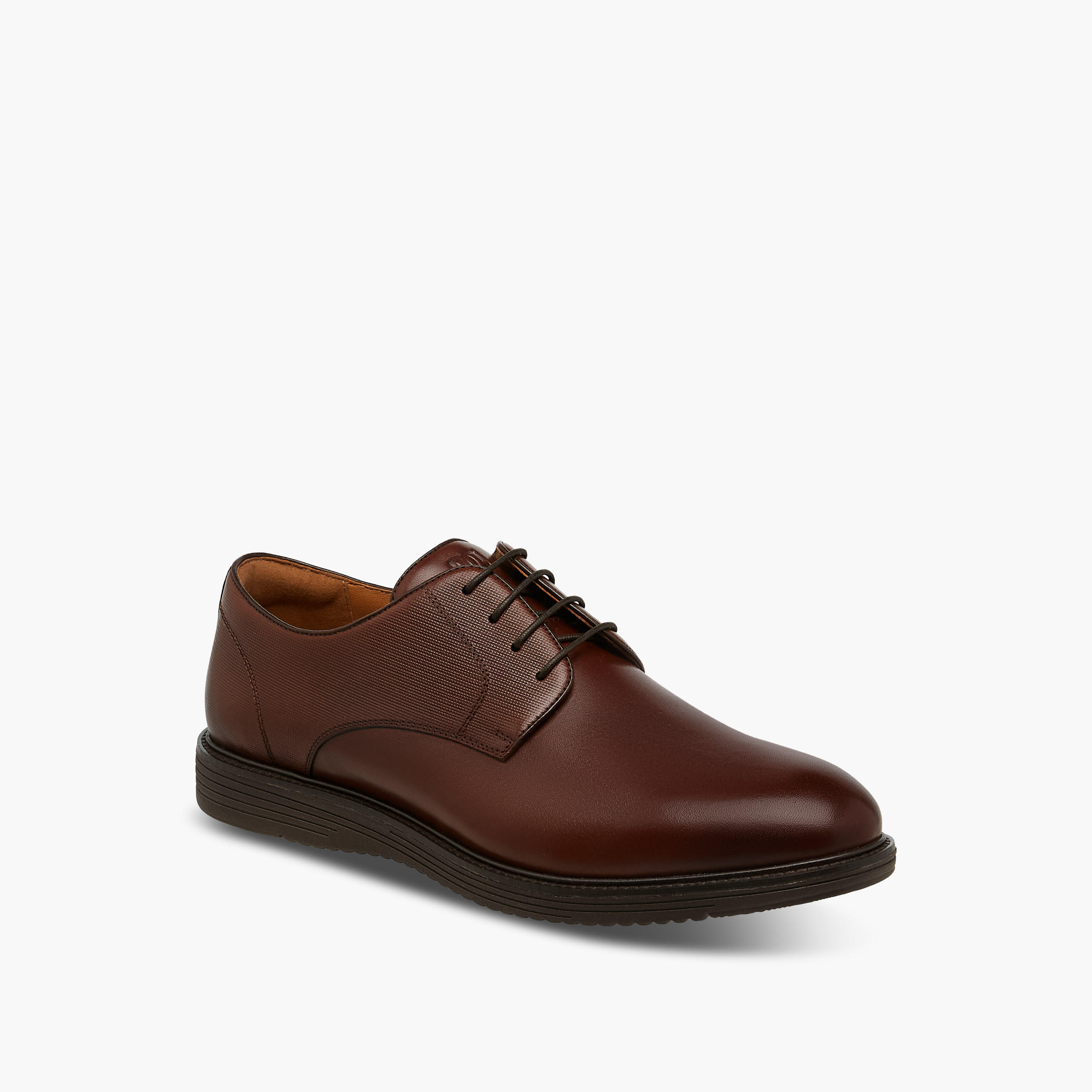Duchini Men Genuine Leather Lace-Up Derby Shoes-men-shoes-formalshoes-image-2