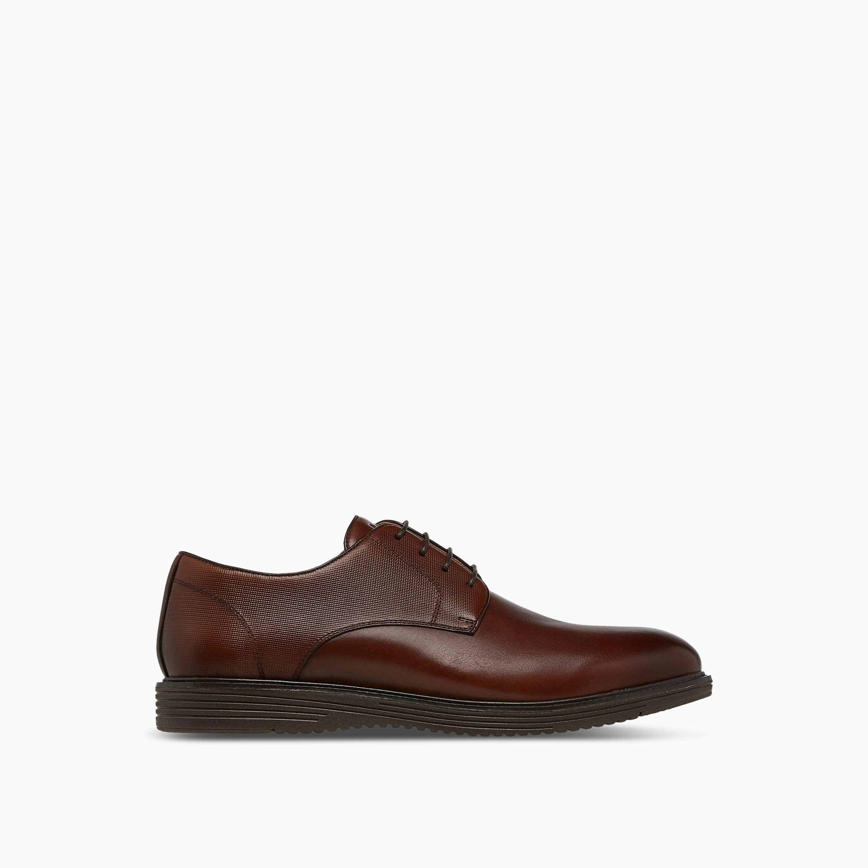 Duchini Men Genuine Leather Lace-Up Derby Shoes-men-shoes-formalshoes-image-3