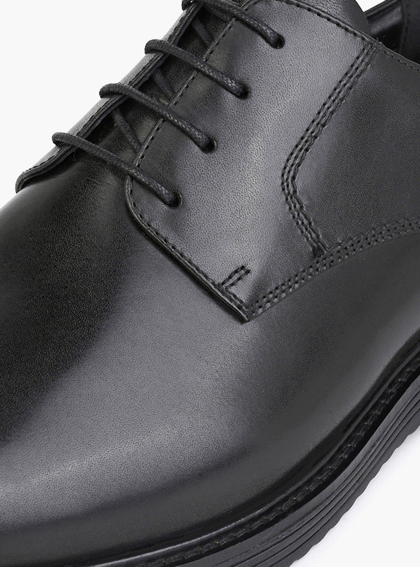 Duchini Men Leather Lace-Up Derby Shoes-men-shoes-formalshoes-image-4