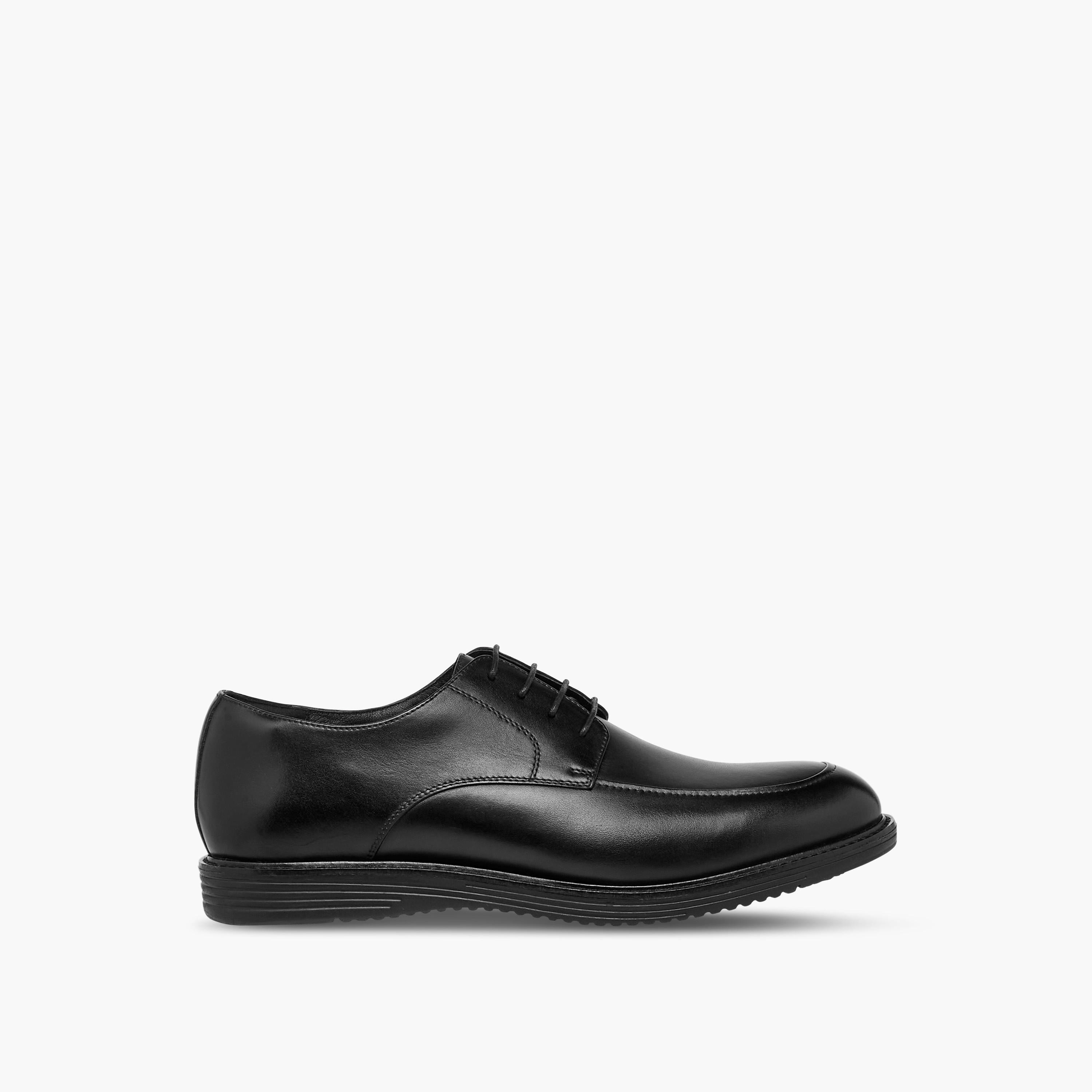 Duchini Men's Leather Solid Lace-Up Derby Shoes-men-shoes-formalshoes-image-3