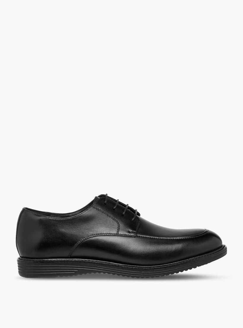 Duchini Men's Leather Solid Lace-Up Derby Shoes-men-shoes-formalshoes-image-3