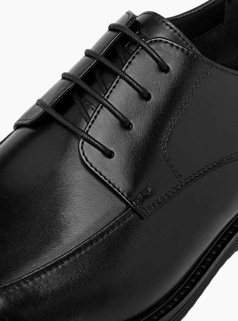 Duchini Men's Leather Solid Lace-Up Derby Shoes-men-shoes-formalshoes-image-4