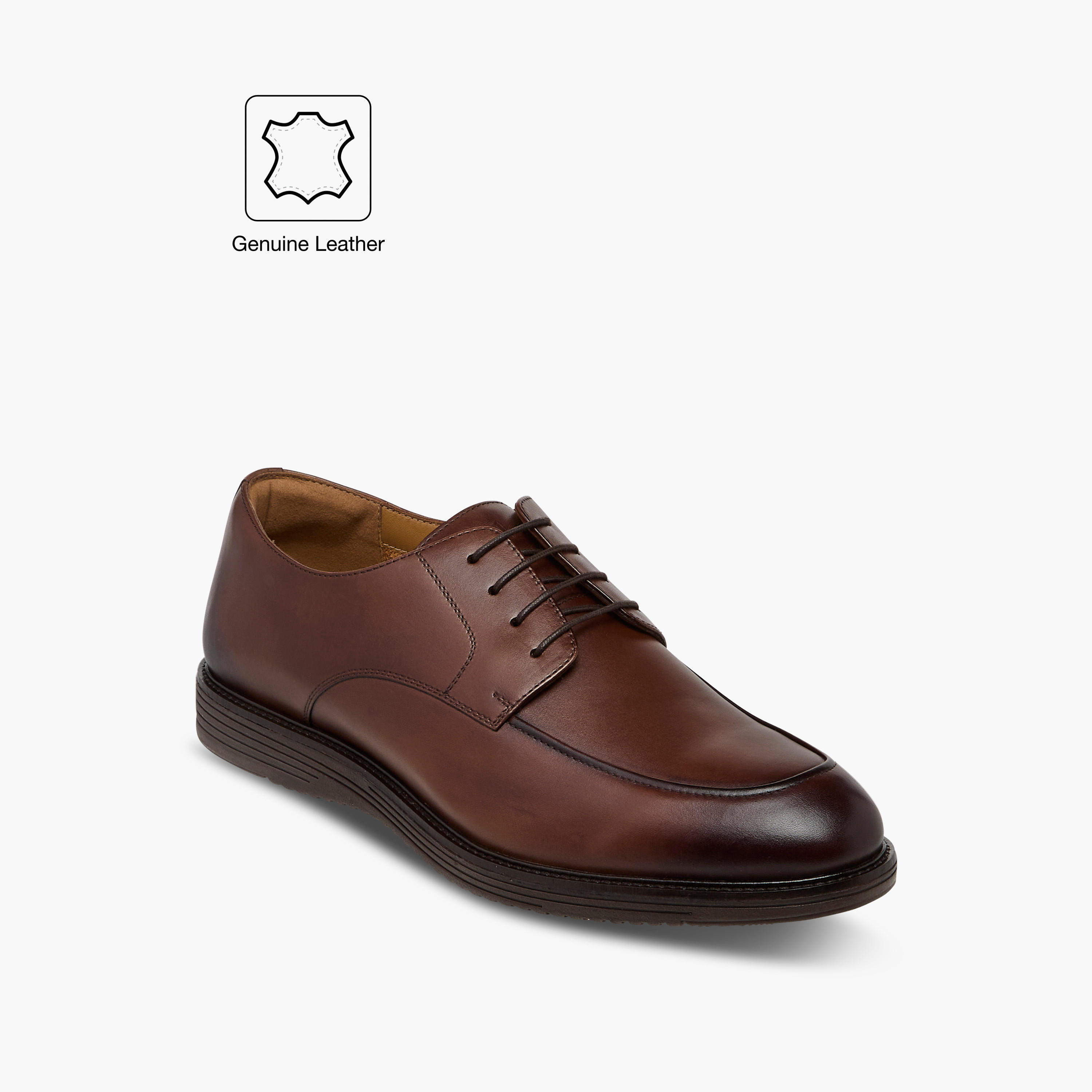 حذاء ديربي جلد سادة برباط للرجال من دوتشيني-men-shoes-formalshoes-image-2