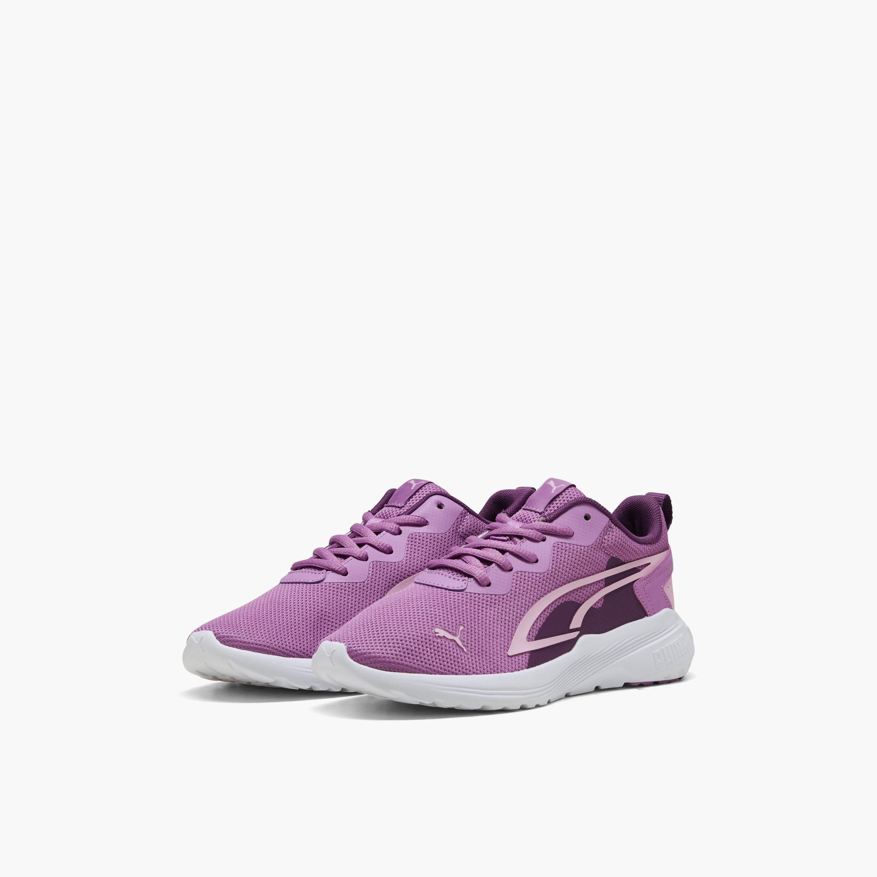 Puma Girls All-Daytive Lace-Up Running Shoes-sports-girls-shoes-image-1