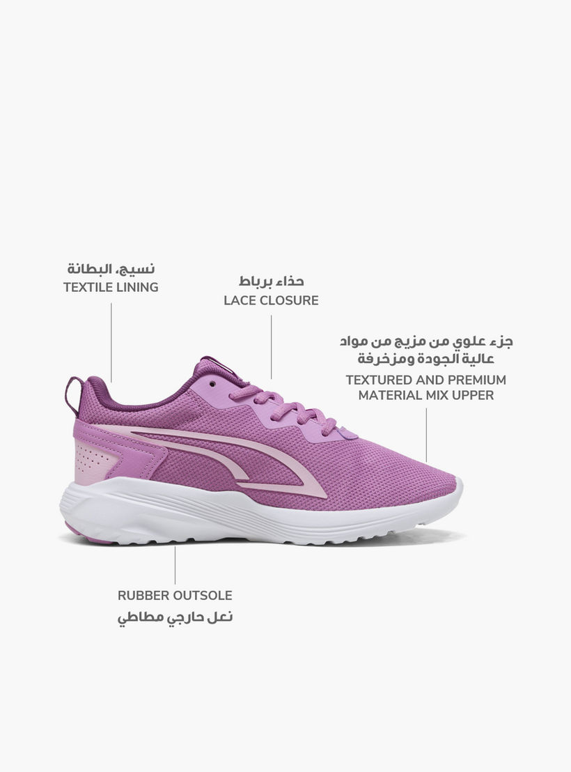 Puma Girls All-Daytive Lace-Up Running Shoes-sports-girls-shoes-image-2