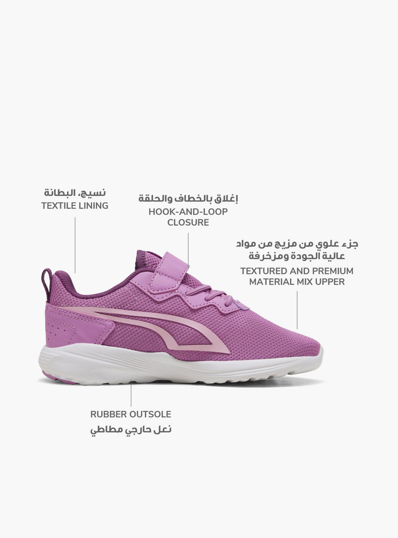 Puma Girls All-Daytive Hook & Loop Sports Shoes-sports-girls-shoes-image-2