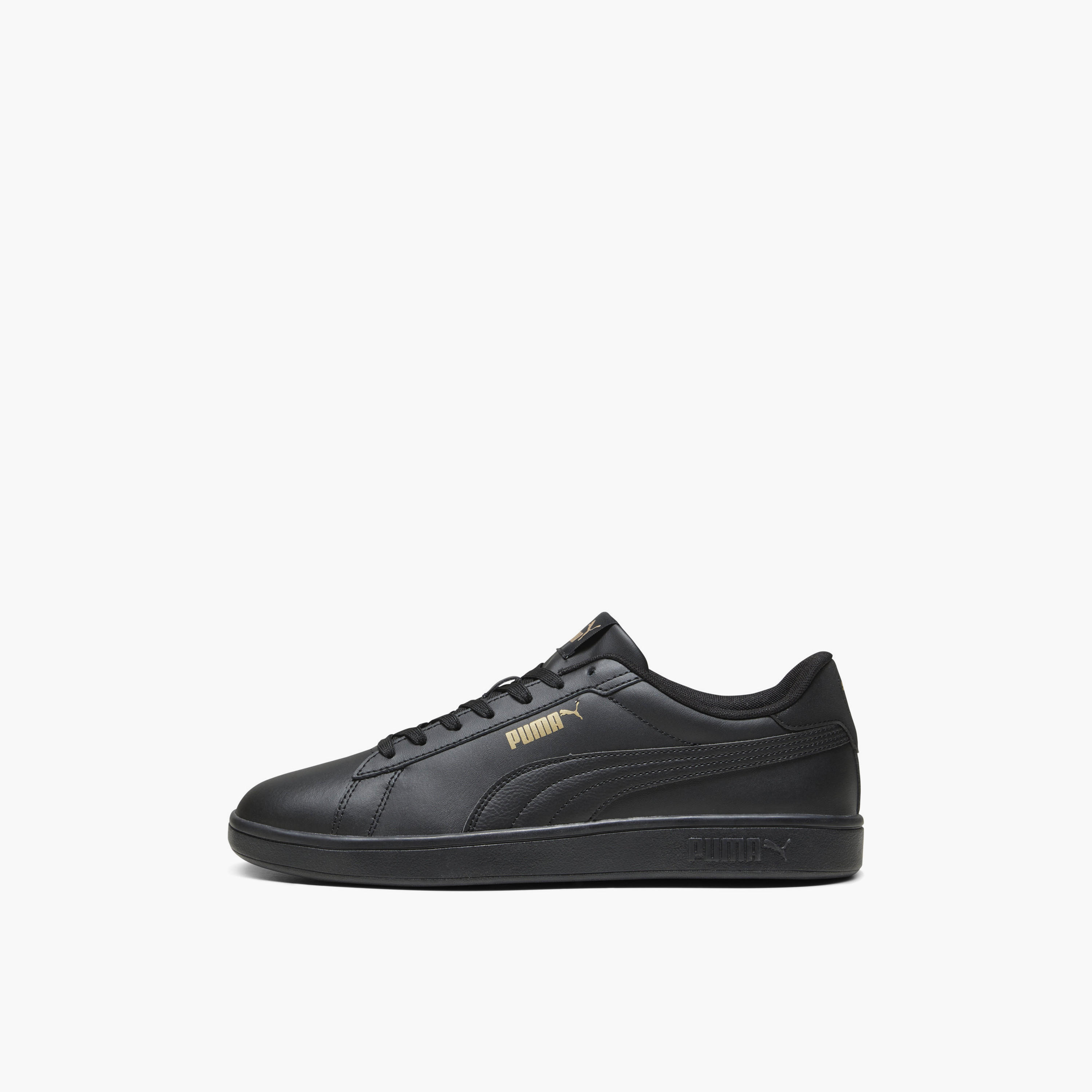 Puma Men Smash 3.0 L Lace-Up Leather Low Ankle Sneakers-sports-men-shoes-image-3