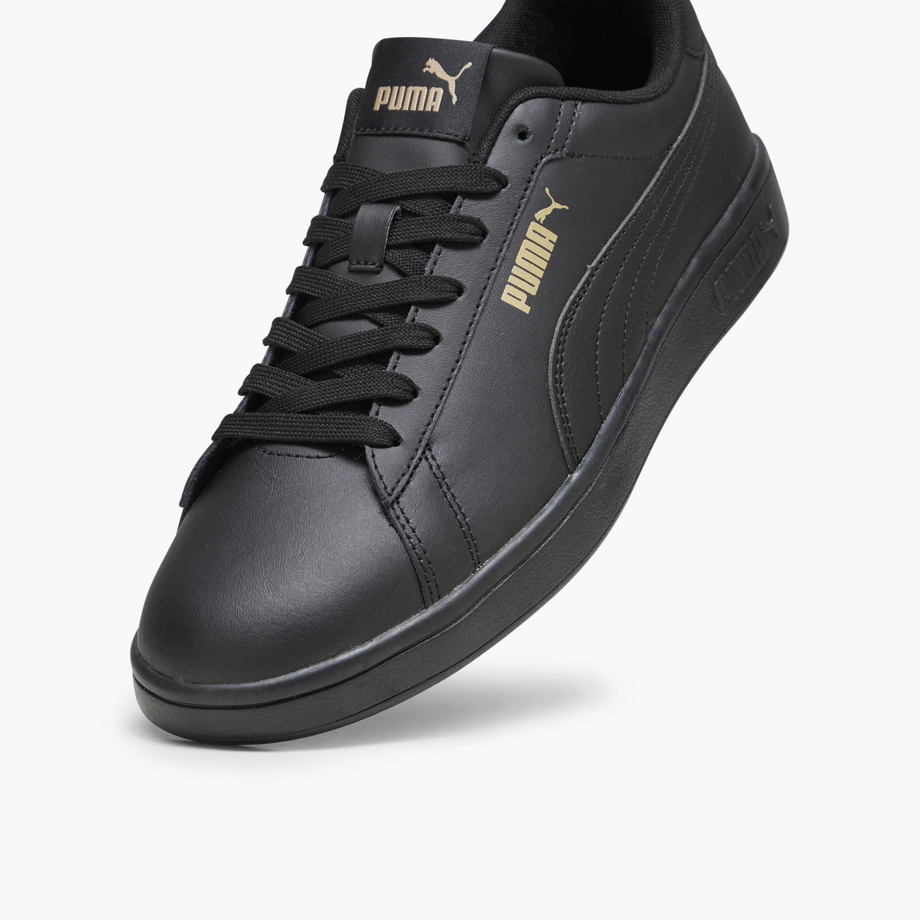 Puma Men Smash 3.0 L Lace-Up Leather Low Ankle Sneakers-sports-men-shoes-image-5