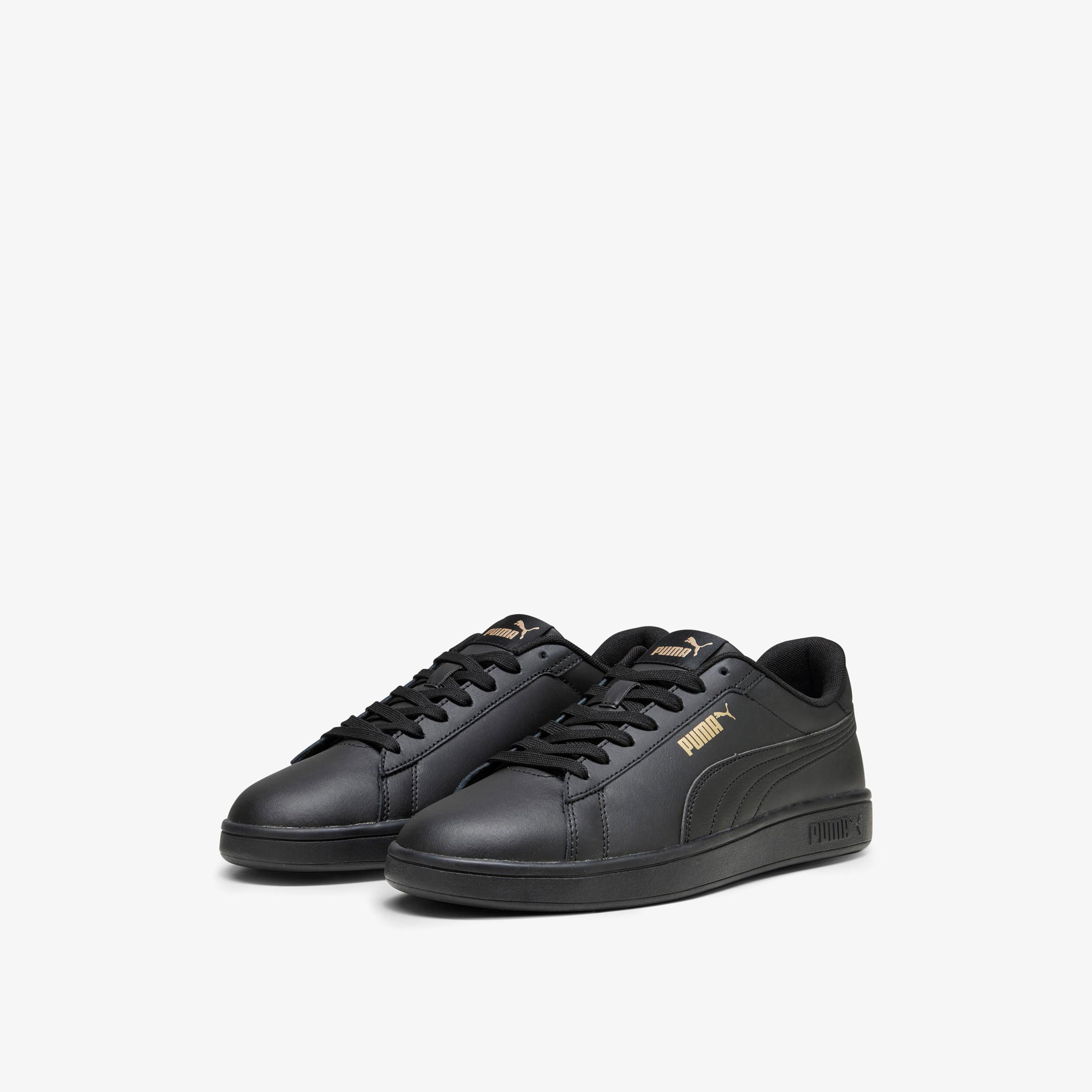 Puma Men's Logo Print Trainers with Panel Detail and Lace-Up Closure-sports-men-shoes-image-1