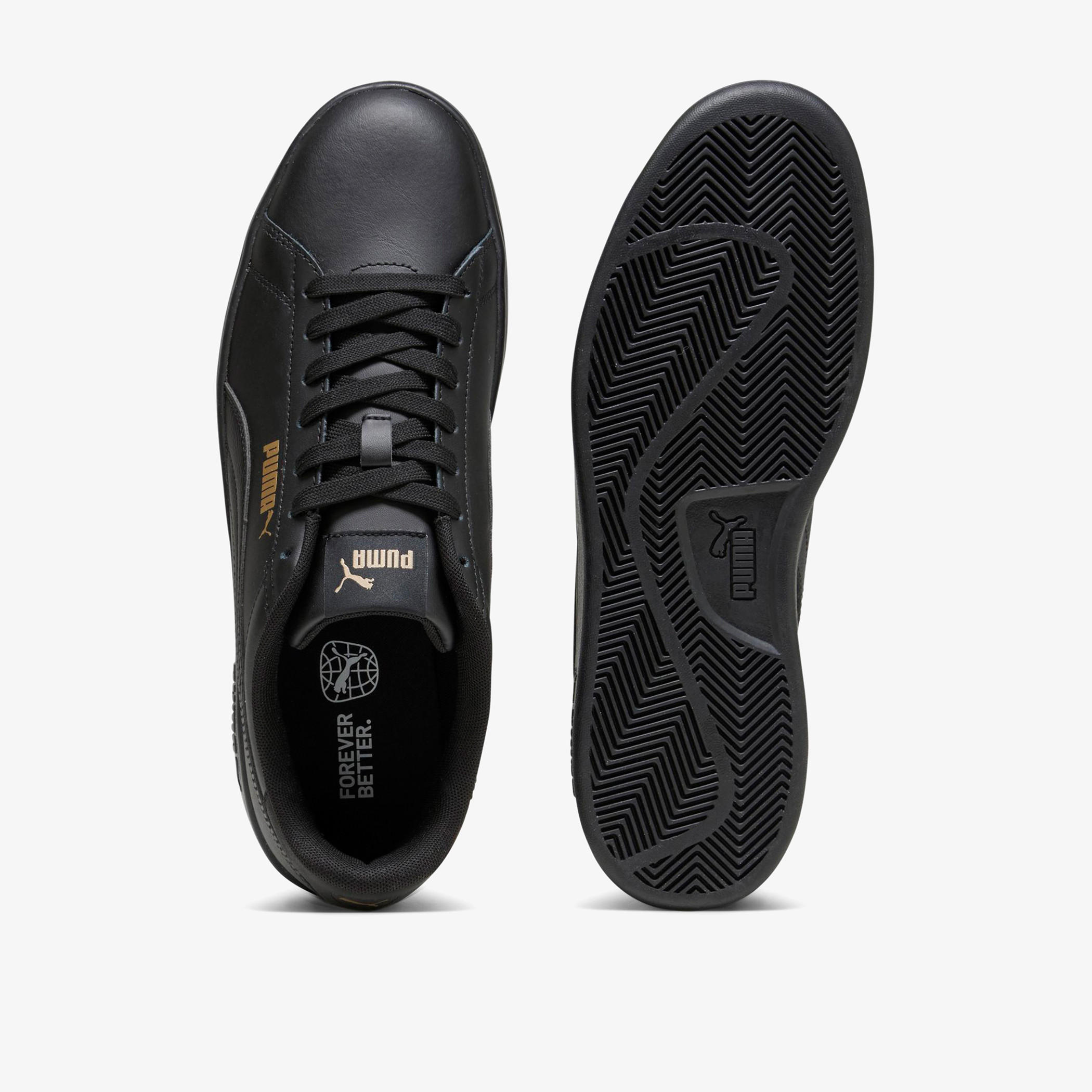 Puma Men's Logo Print Trainers with Panel Detail and Lace-Up Closure-sports-men-shoes-image-4