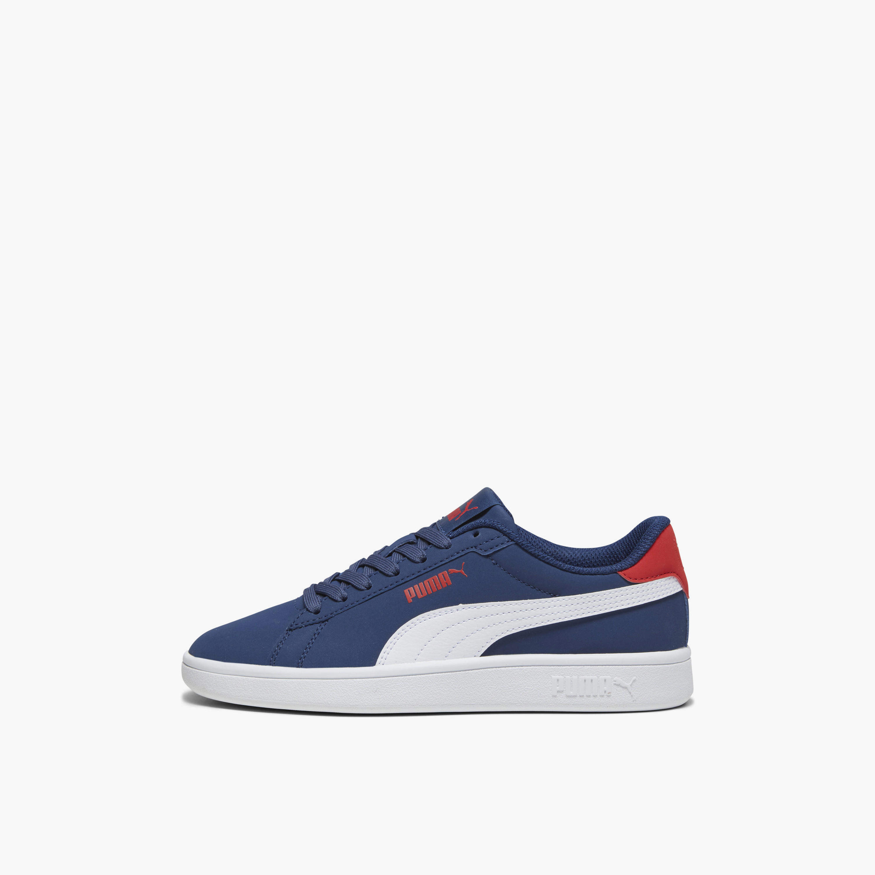 Puma Boys Smash 3.0 Buck Lace-Up Ankle Sneakers-sports-boys-shoes-image-3