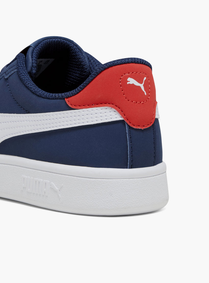Puma Boys Smash 3.0 Buck Lace-Up Ankle Sneakers-sports-boys-shoes-image-6