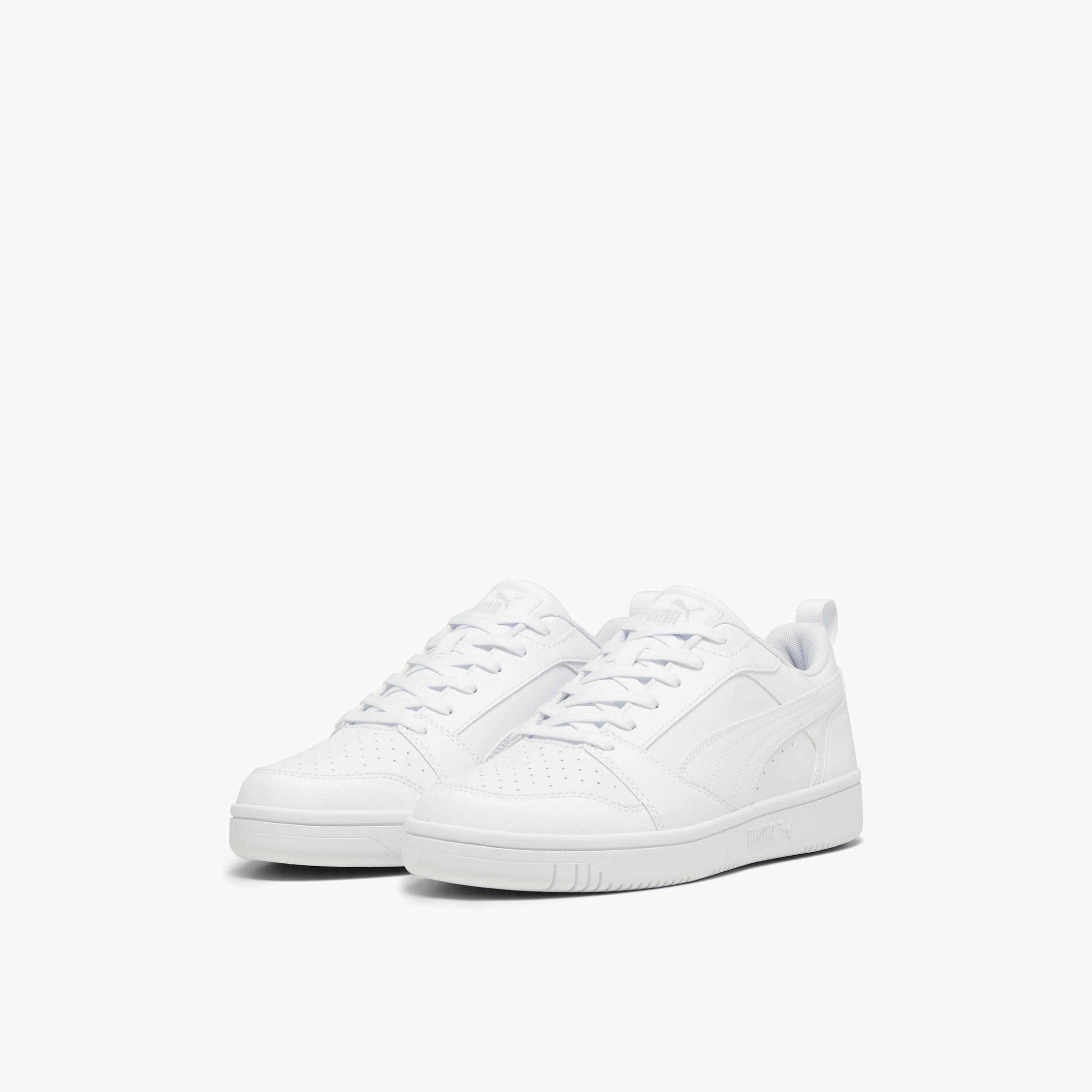 Puma Men Rebound V6 Lace-Up Low Ankle Sneakers-sports-men-shoes-image-1