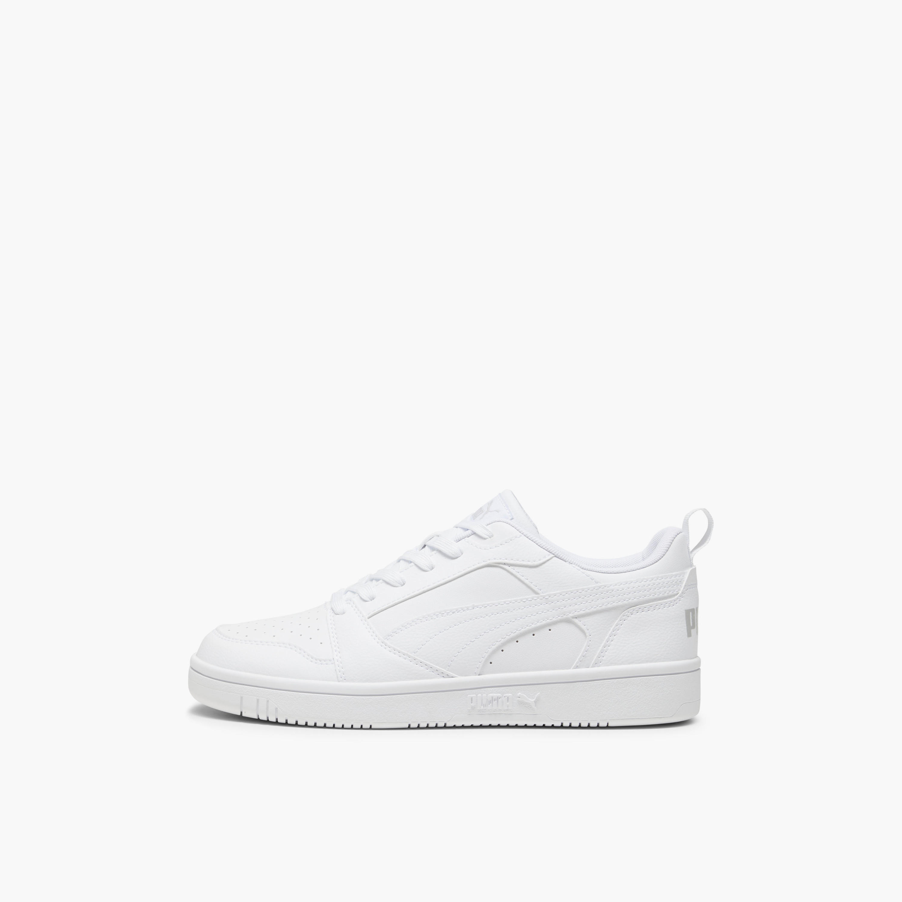 Puma Men Rebound V6 Lace-Up Low Ankle Sneakers-sports-men-shoes-image-3
