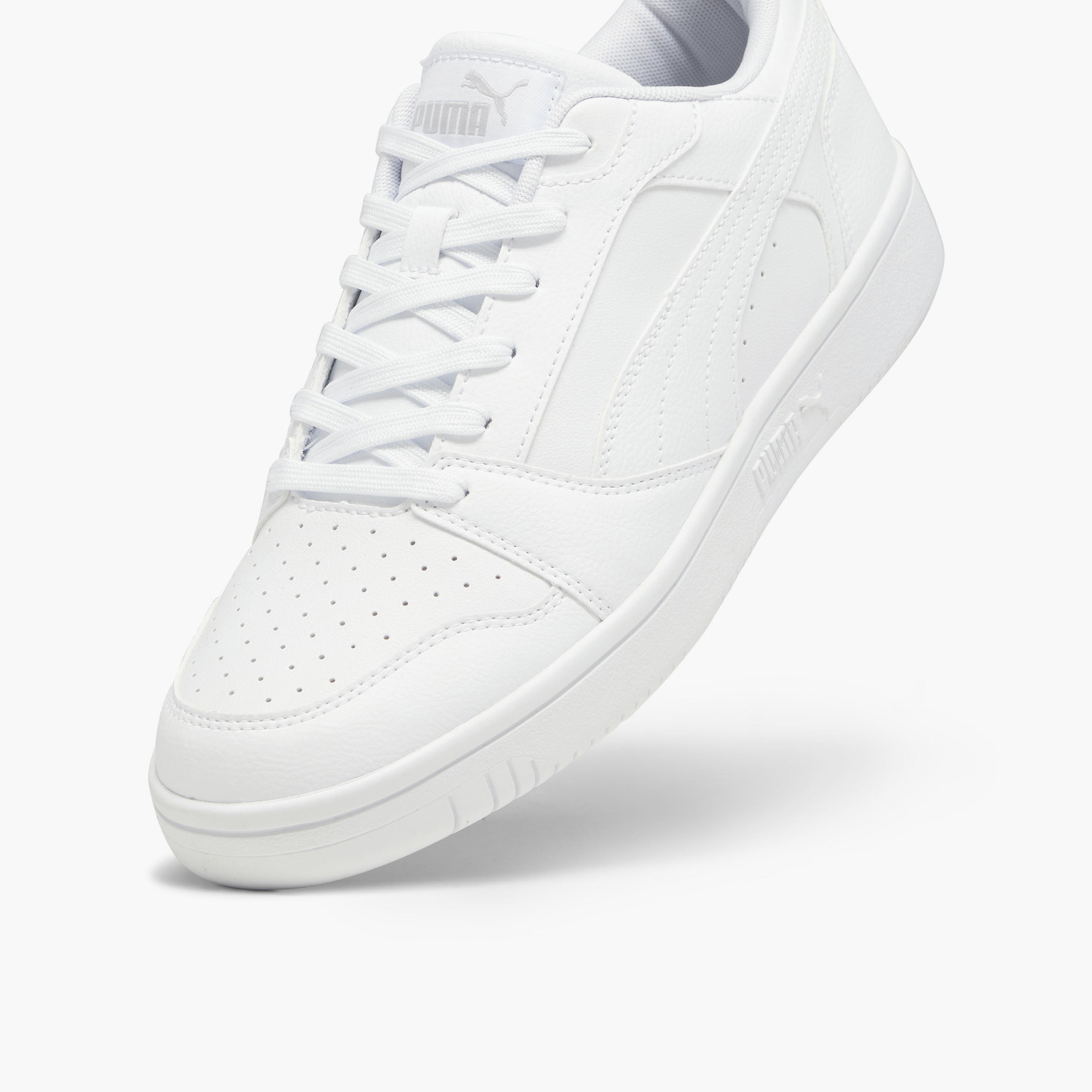 Puma Men Rebound V6 Lace-Up Low Ankle Sneakers-sports-men-shoes-image-5