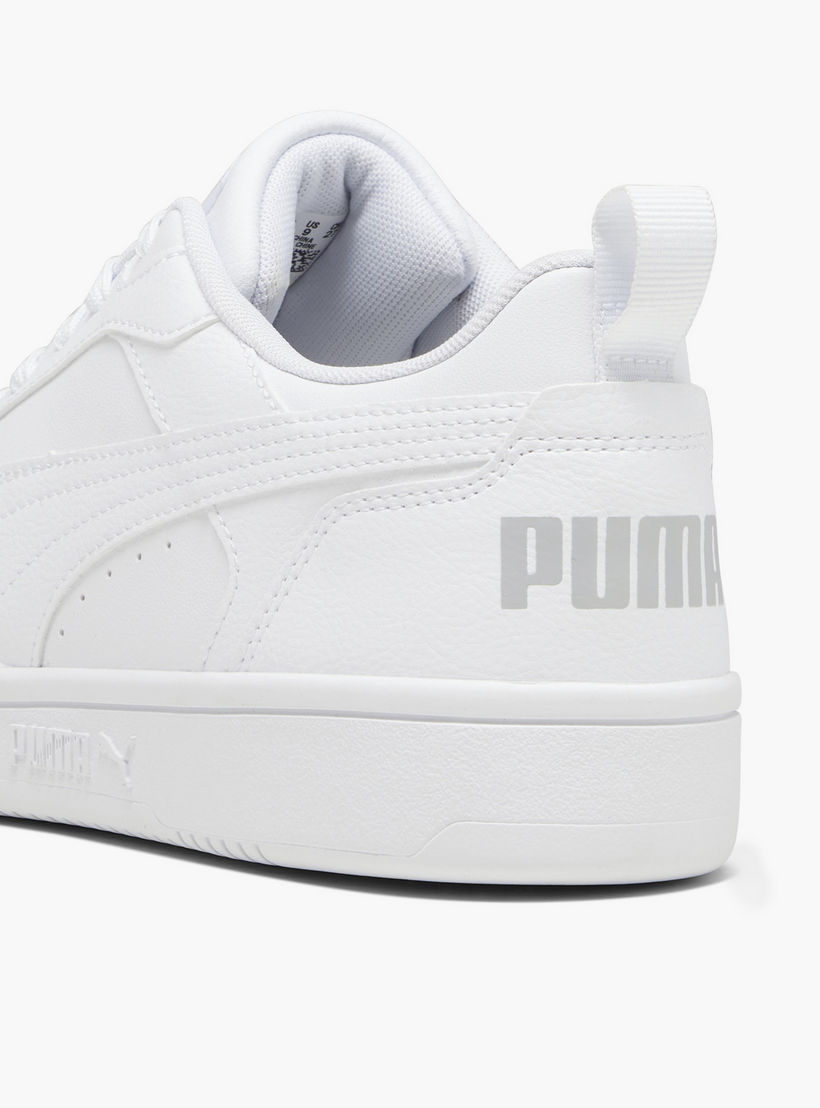 Puma Men Rebound V6 Lace-Up Low Ankle Sneakers-sports-men-shoes-image-6
