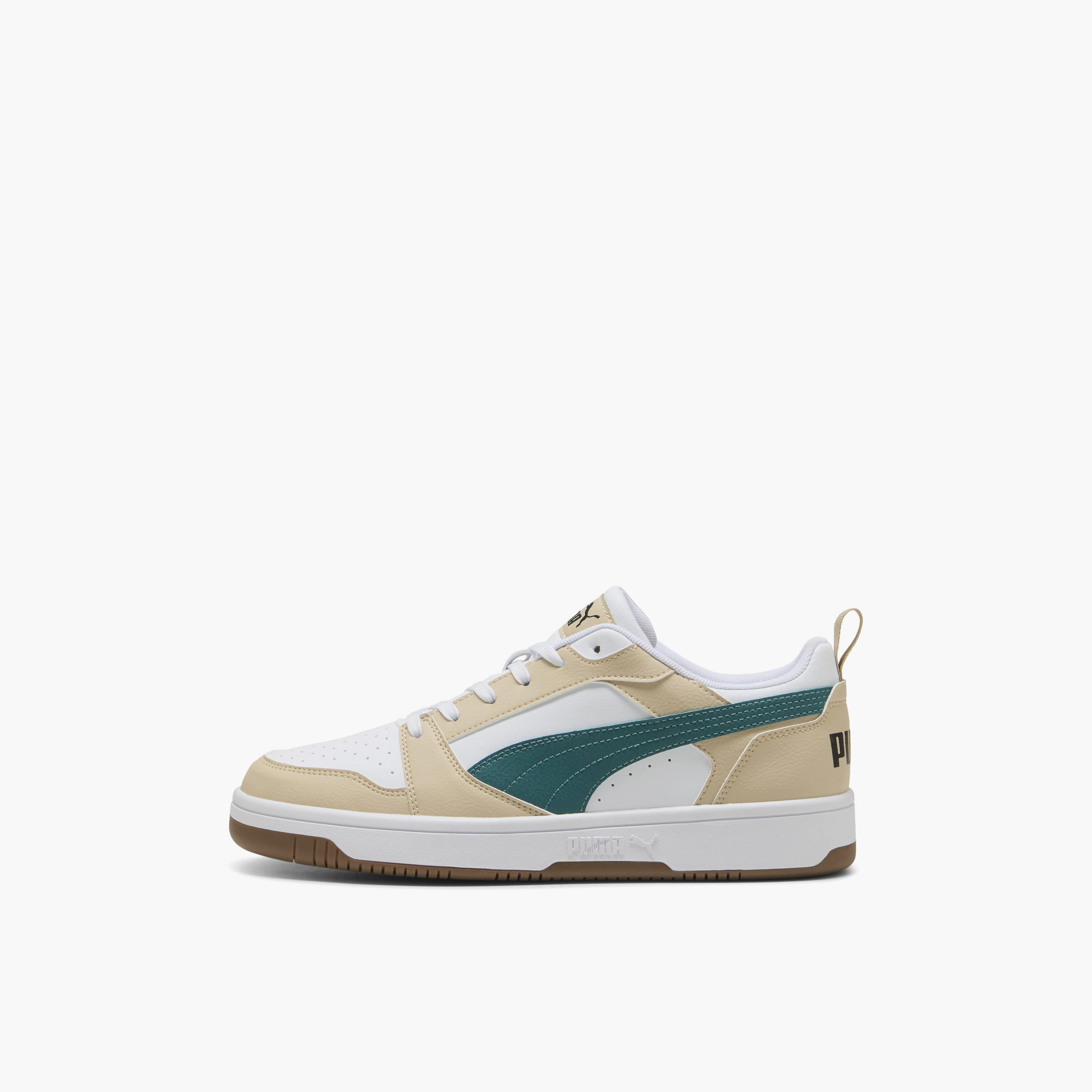Puma Men Rebound v6 Lace-Up Low Ankle Sneakers-sports-men-shoes-image-3