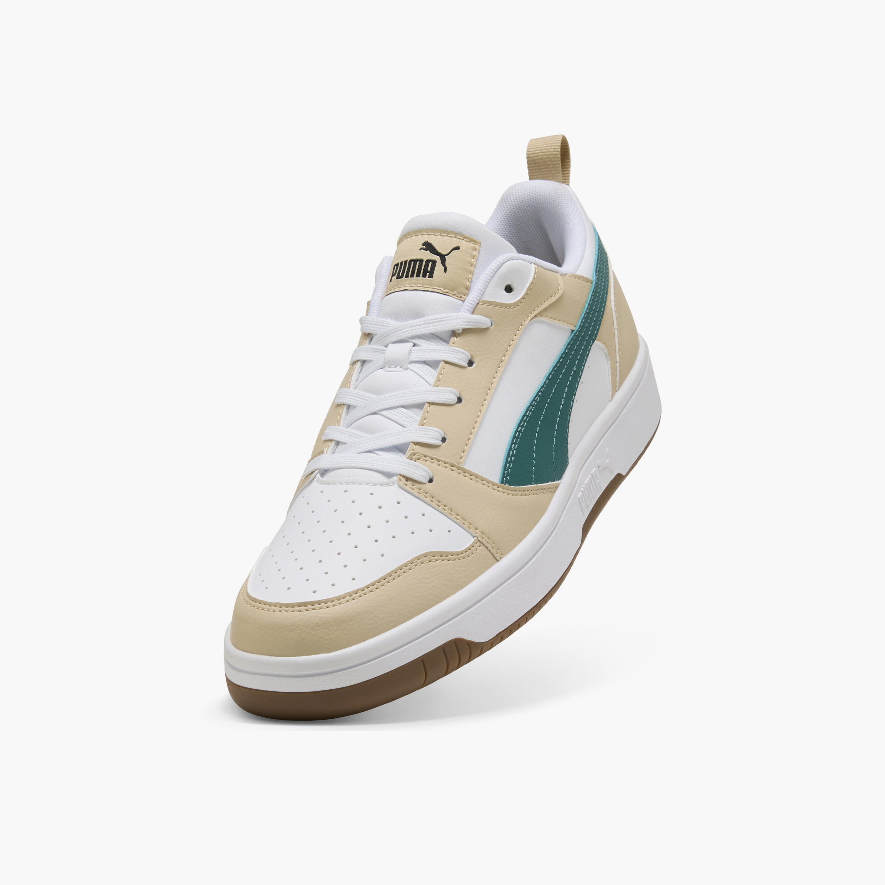 Puma Men Rebound v6 Lace-Up Low Ankle Sneakers-sports-men-shoes-image-5