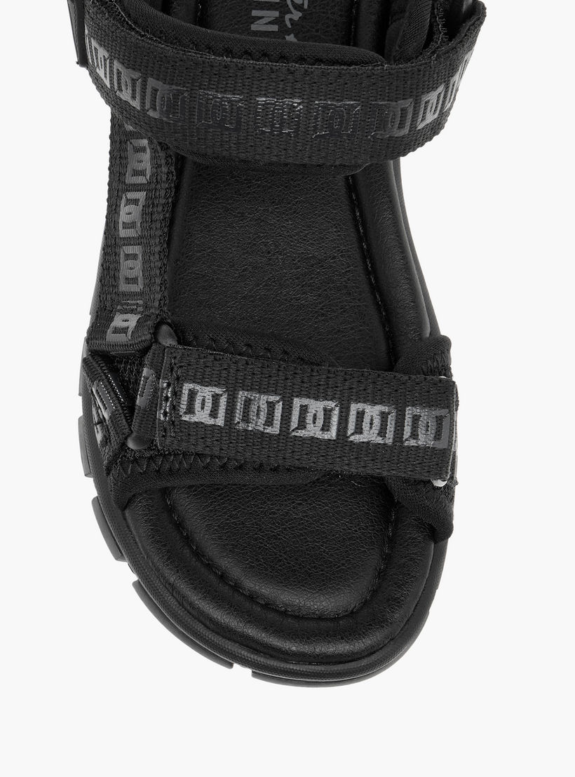 حذاء خفيف بطبعات مونوجرام وشريط إغلاق لاصق للأولاد من مستر دوتشيني-boys-shoes-sandals-image-3