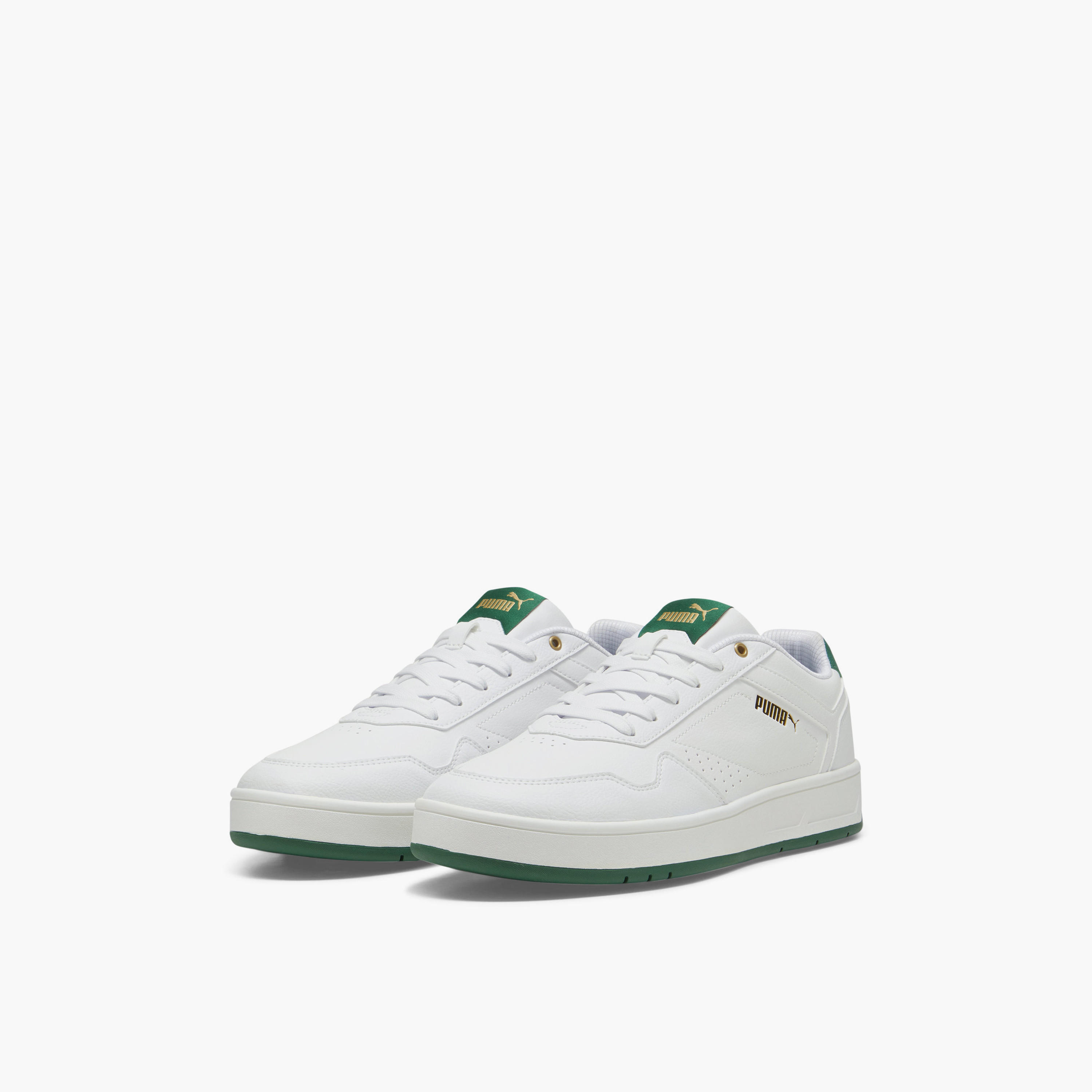Puma Men Court Classic Lace-Up Low Ankle Sneakers-sports-men-shoes-image-1