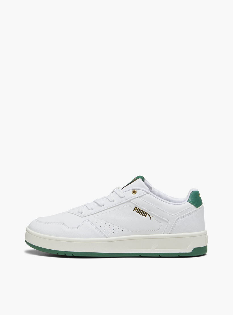 Puma Men Court Classic Lace-Up Low Ankle Sneakers-sports-men-shoes-image-3