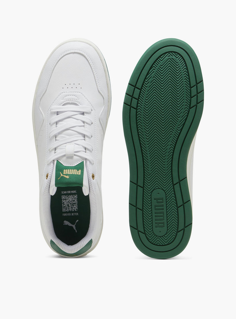 Puma Men Court Classic Lace-Up Low Ankle Sneakers-sports-men-shoes-image-4