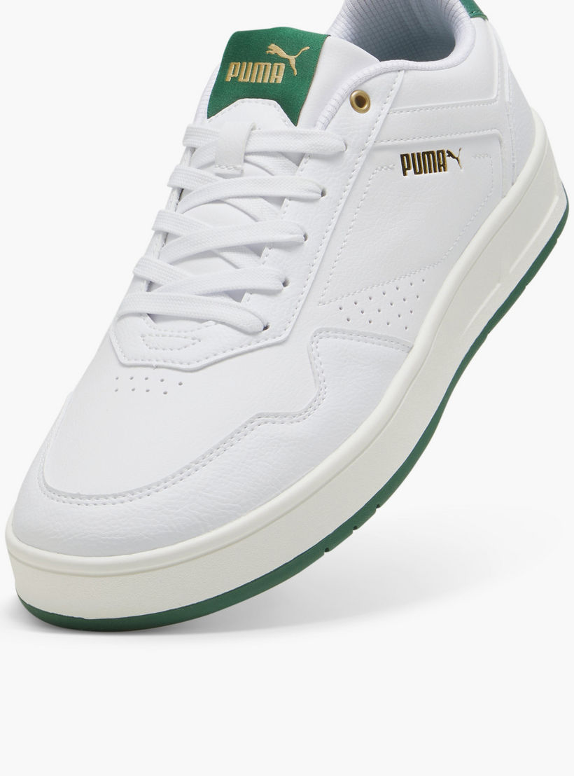 Puma Men Court Classic Lace-Up Low Ankle Sneakers-sports-men-shoes-image-5