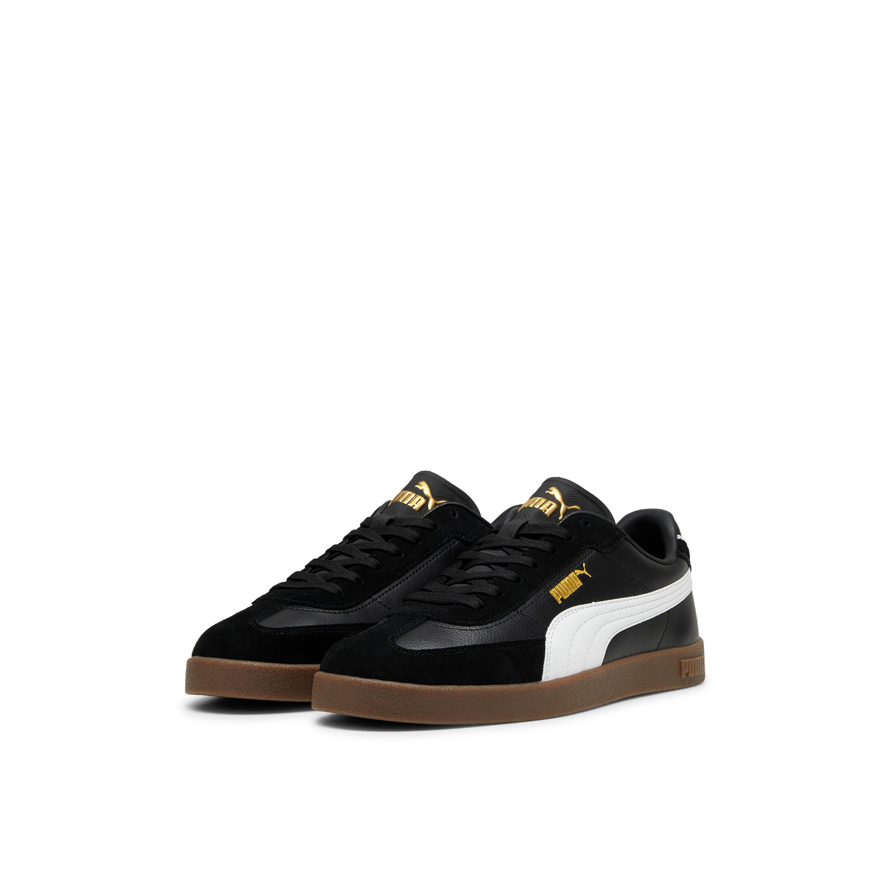 Puma Women Club II Era Lace-Up Leather Ankle Sneakers-women-shoes-sneakers-image-1