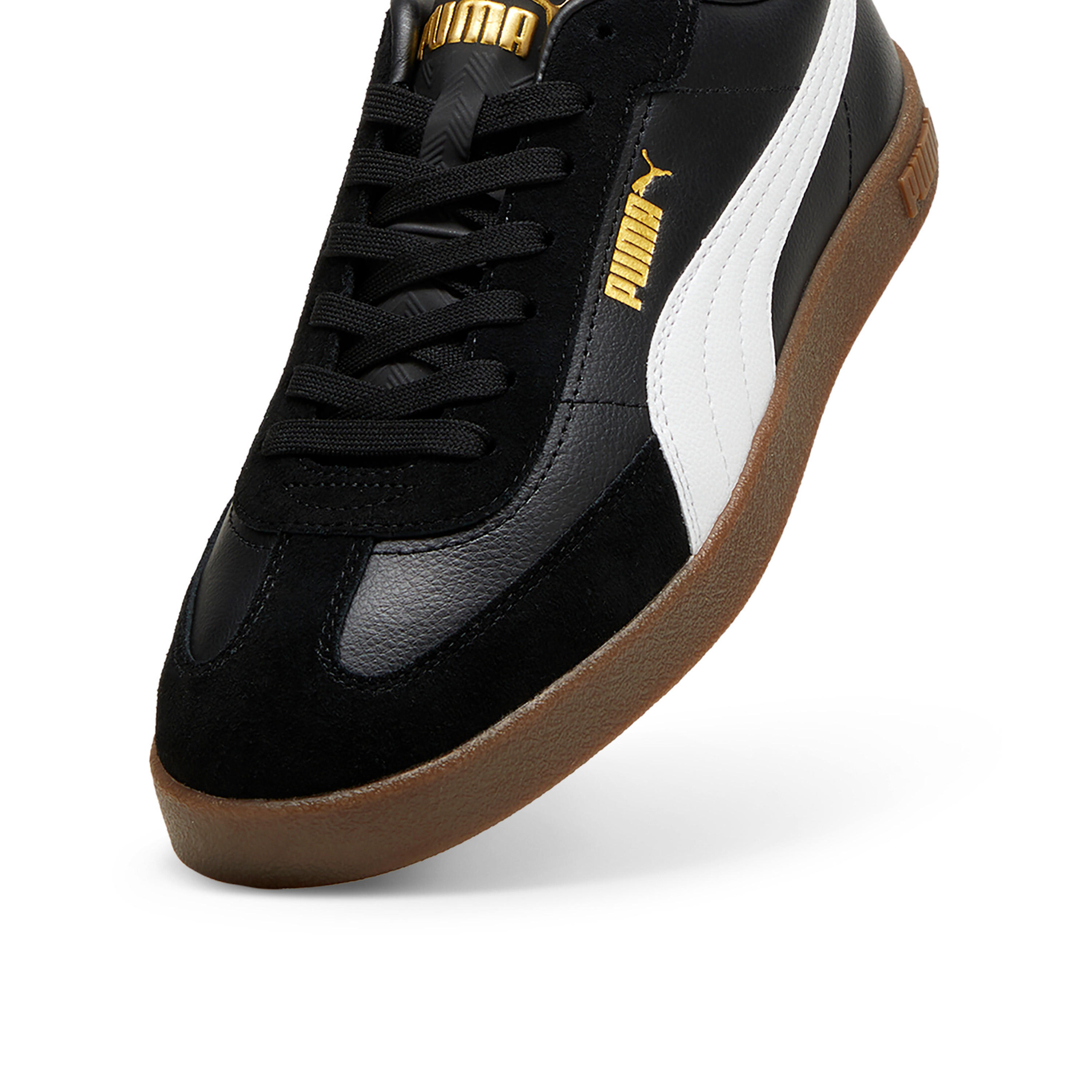 Puma Women Club II Era Lace-Up Leather Ankle Sneakers-women-shoes-sneakers-image-4