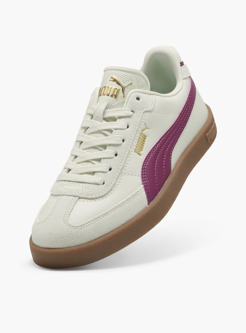 حذاء سنيكرز جلد برباط إغلاق كلوب 2 إيرا للنساء من بوما-sports-women-shoes-image-5