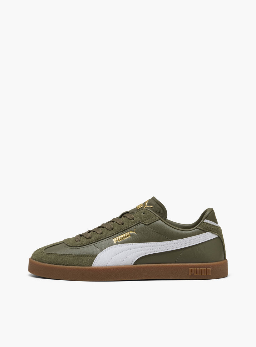 Puma Men Club II Era Lace-Up Sneakers-sports-men-shoes-image-3