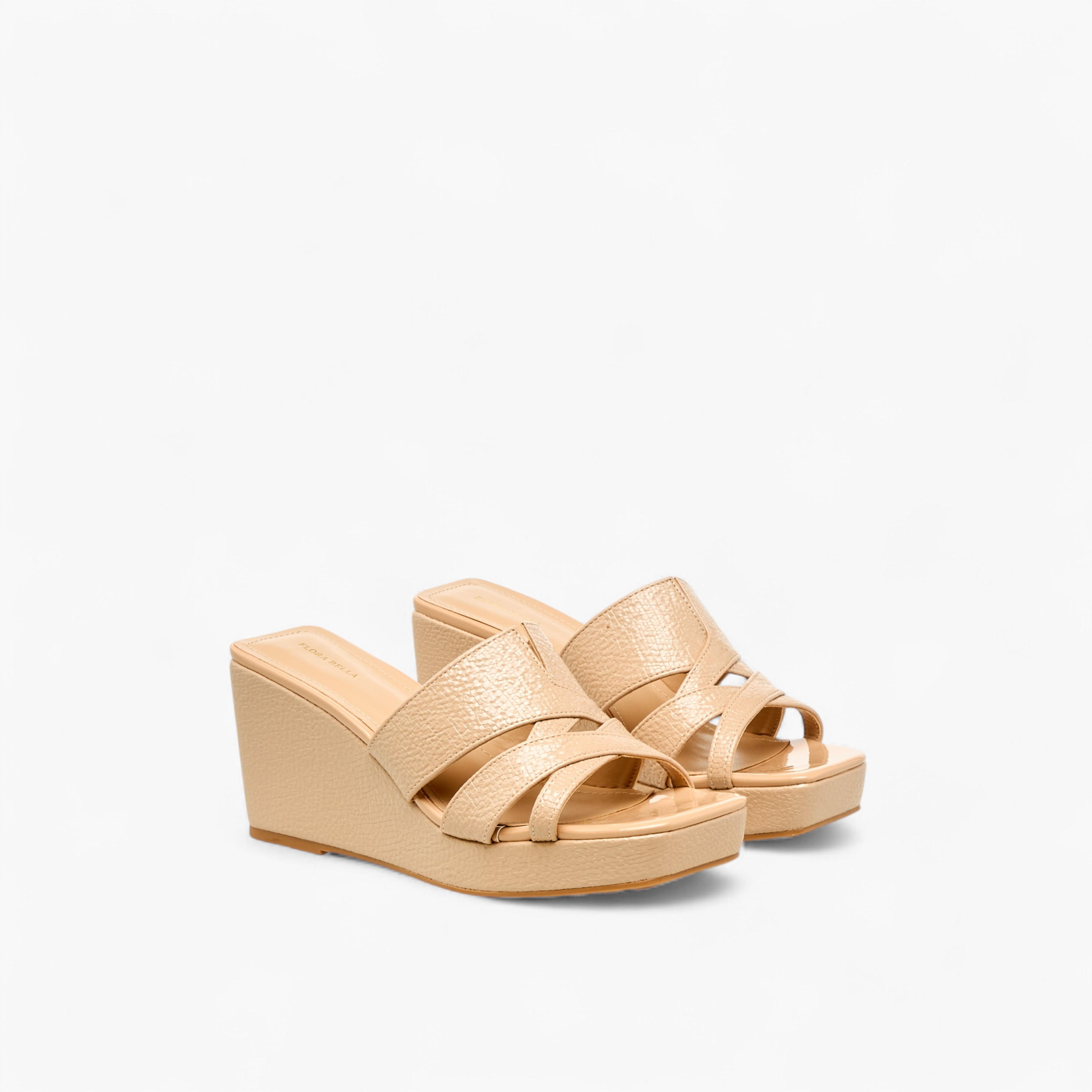 صندل بكعب ويدج للنساء من فلورا بيلا-women-shoes-sandals-heeled-image-1