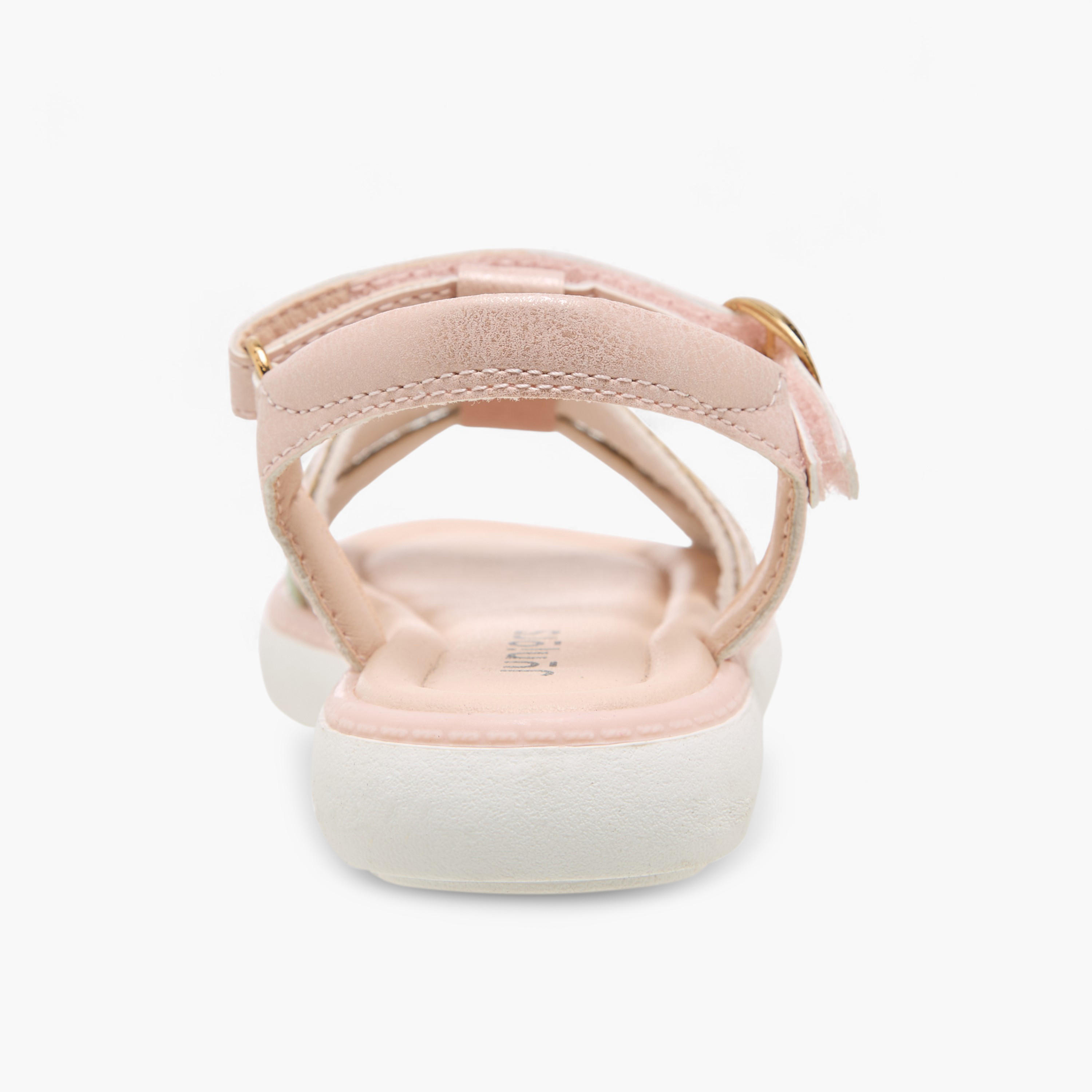 Juniors Girls Glitter Embellished Sandals-girls-shoes-sandals-image-4