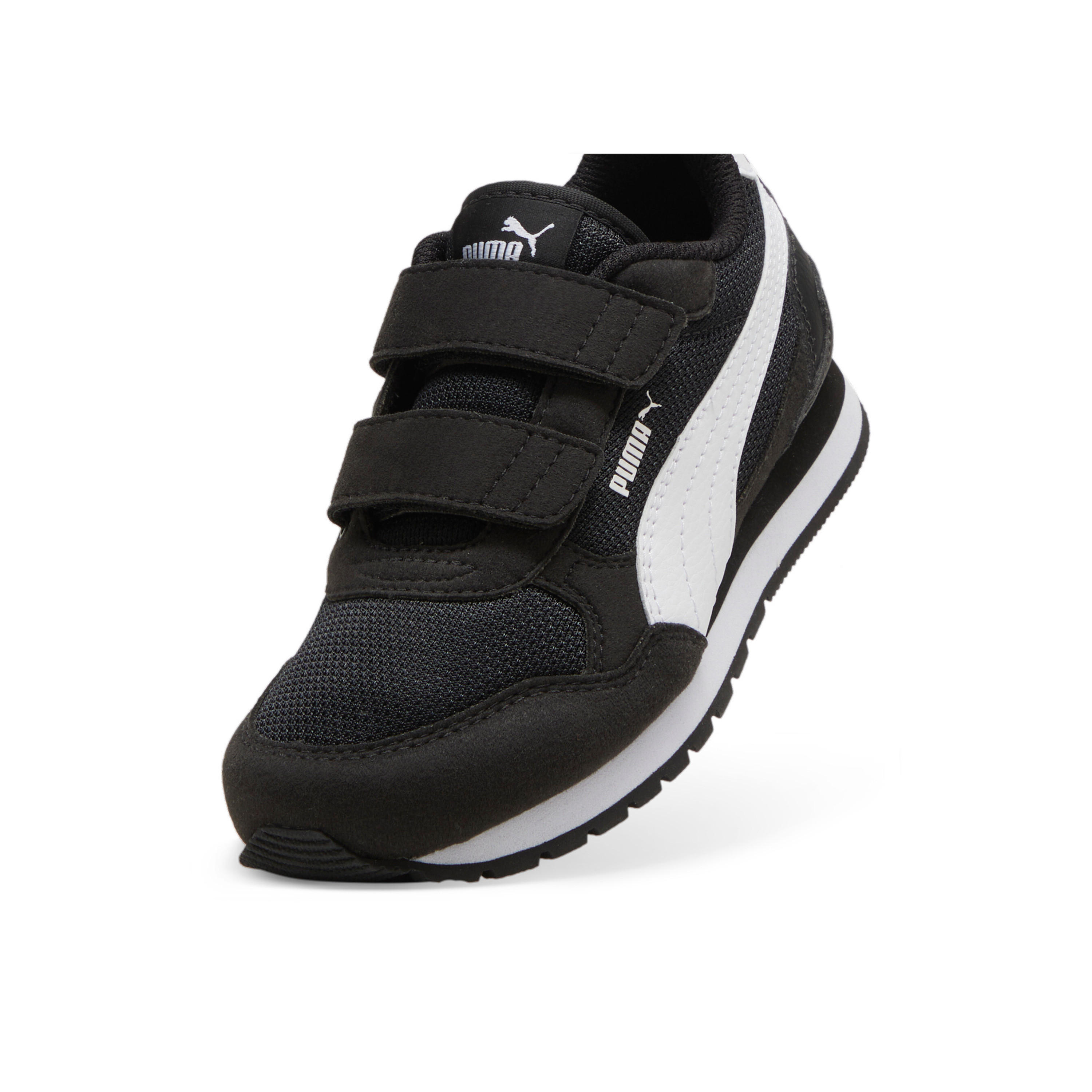 حذاء سنيكرز ST رانر V4 ميش V بي إس بشريط لاصق للأطفال من بوما-girls-shoes-sneakers-image-4