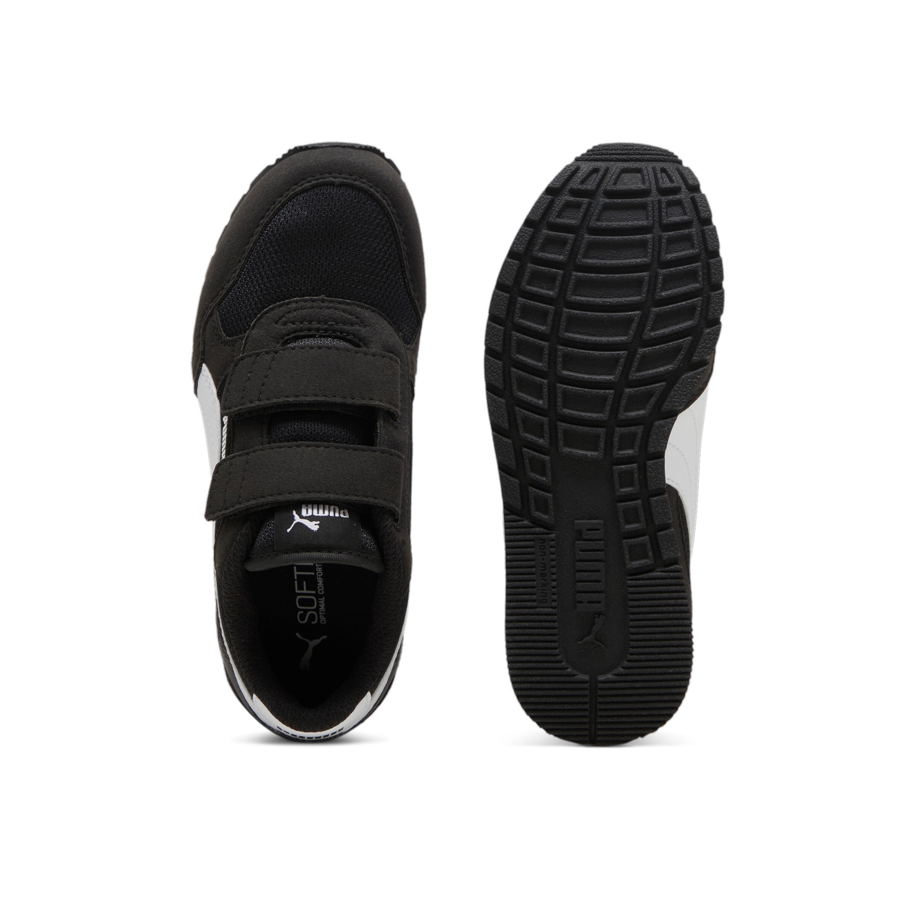 حذاء سنيكرز ST رانر V4 ميش V بي إس بشريط لاصق للأطفال من بوما-girls-shoes-sneakers-image-5