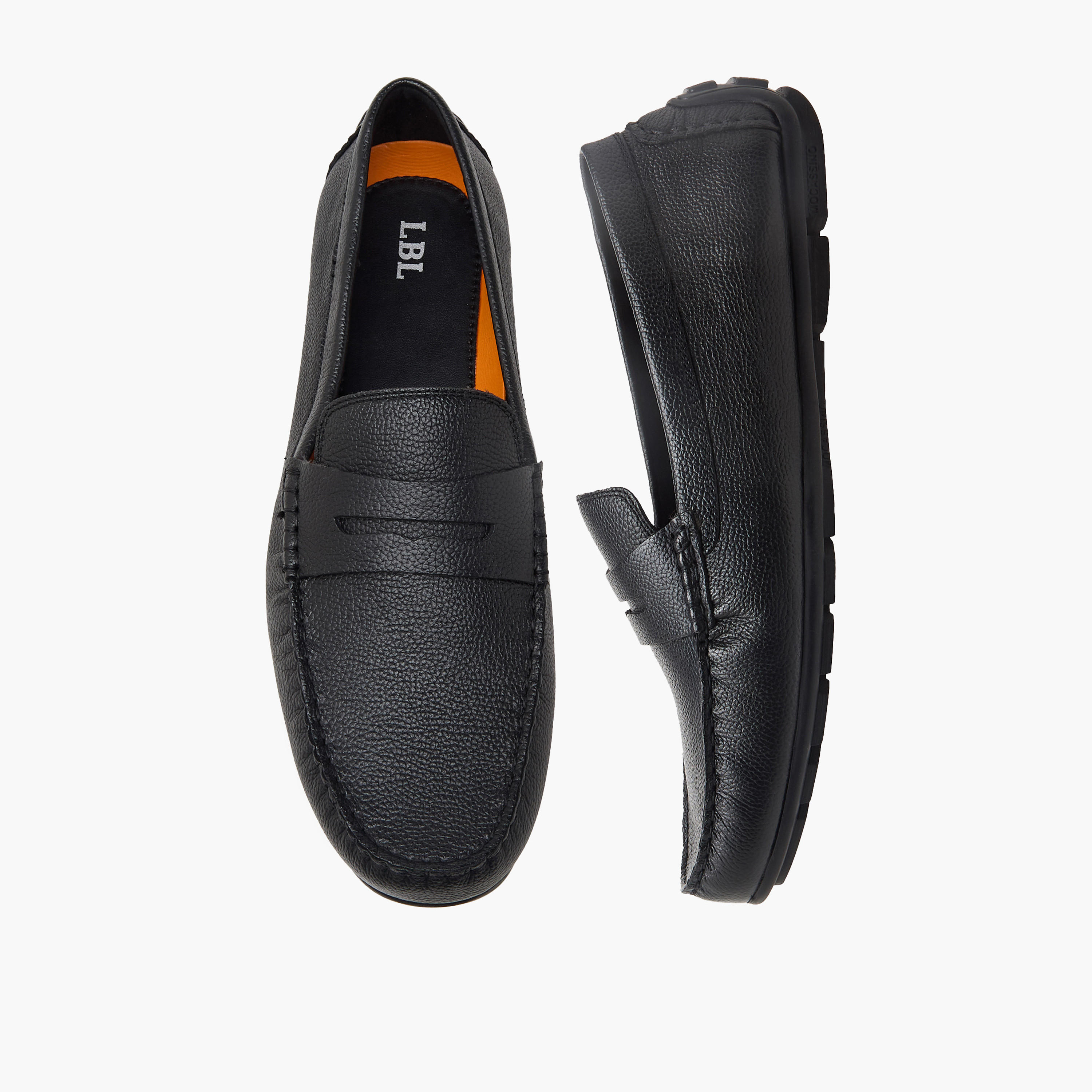 حذاء موكاسين جلد سهل الارتداء للرجال من أل بي أل من شو إكسبريس-men-shoes-loafersandmoccasins-image-1