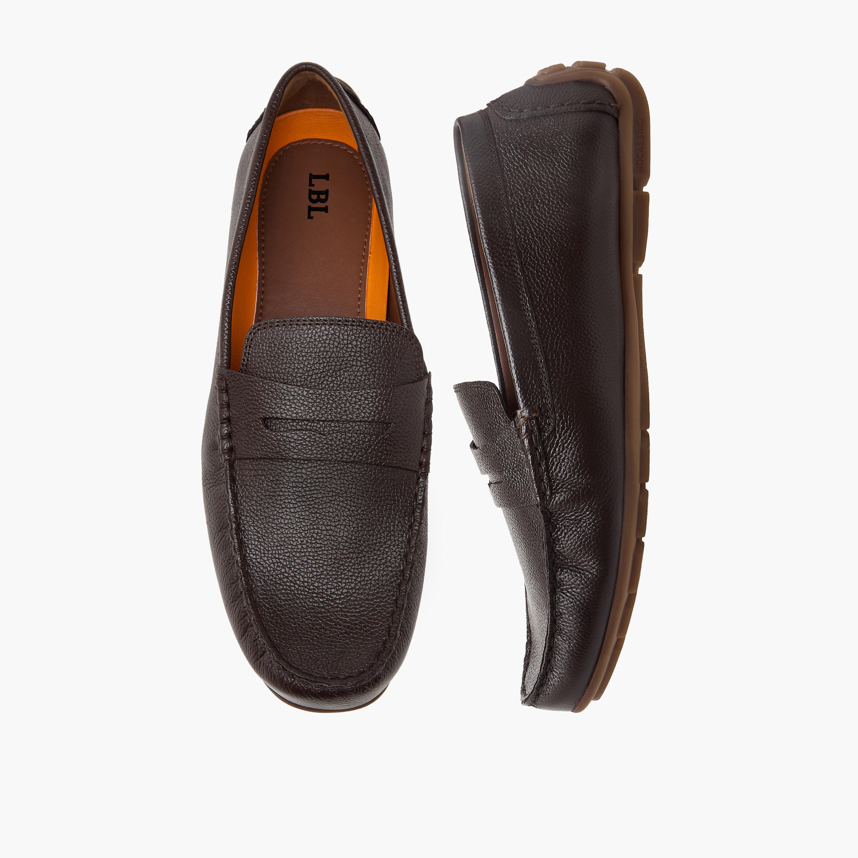 حذاء موكاسين جلد سهل الارتداء للرجال من أل بي أل من شو إكسبريس-men-shoes-loafersandmoccasins-image-1