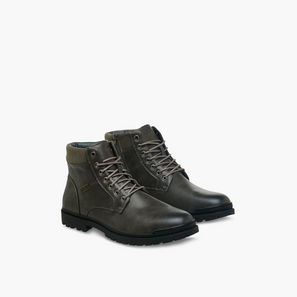 Lee Cooper Men Lace-Up Ankle Boots-men-winterwear-boots-image-1