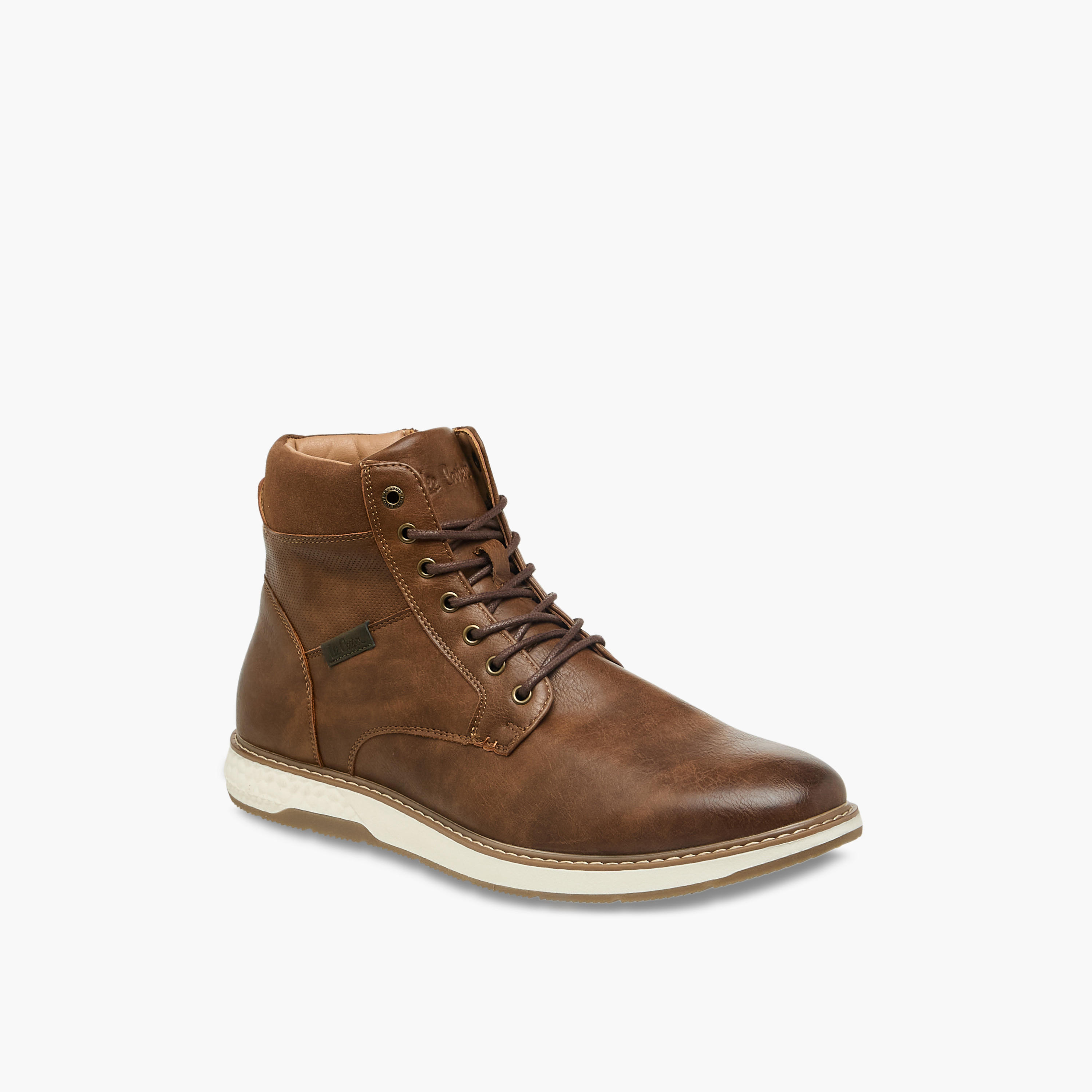 بوت بطول الكاحل برباط إغلاق للرجال من لي كوبر-men-shoes-boots-image-2