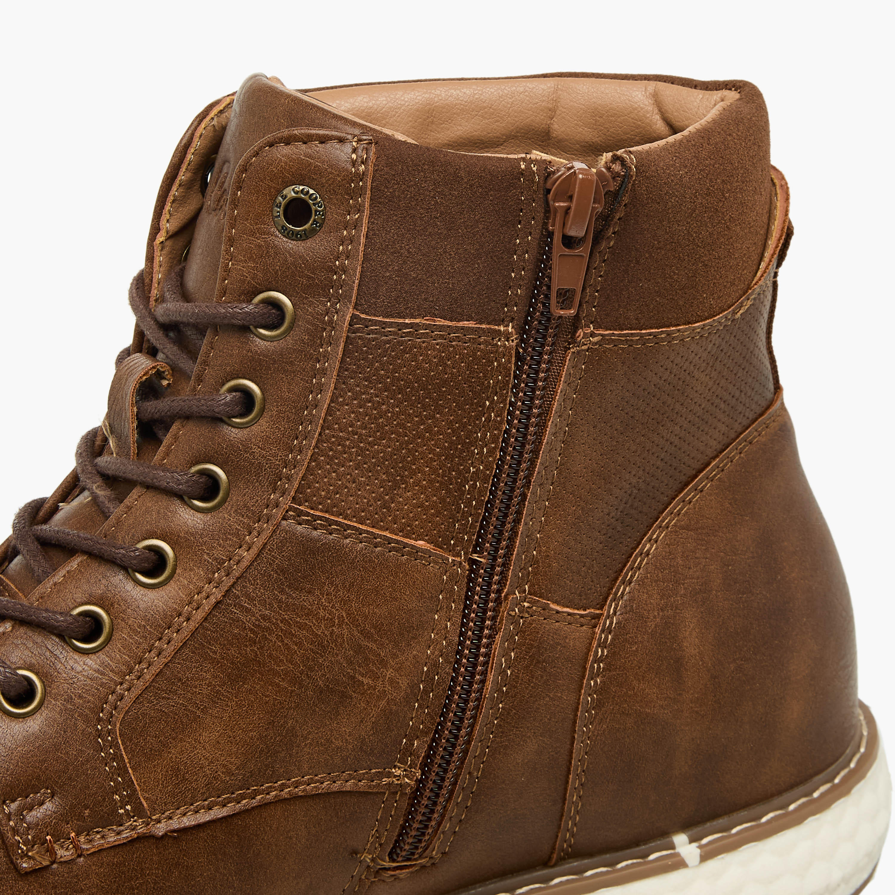 بوت بطول الكاحل برباط إغلاق للرجال من لي كوبر-men-shoes-boots-image-4