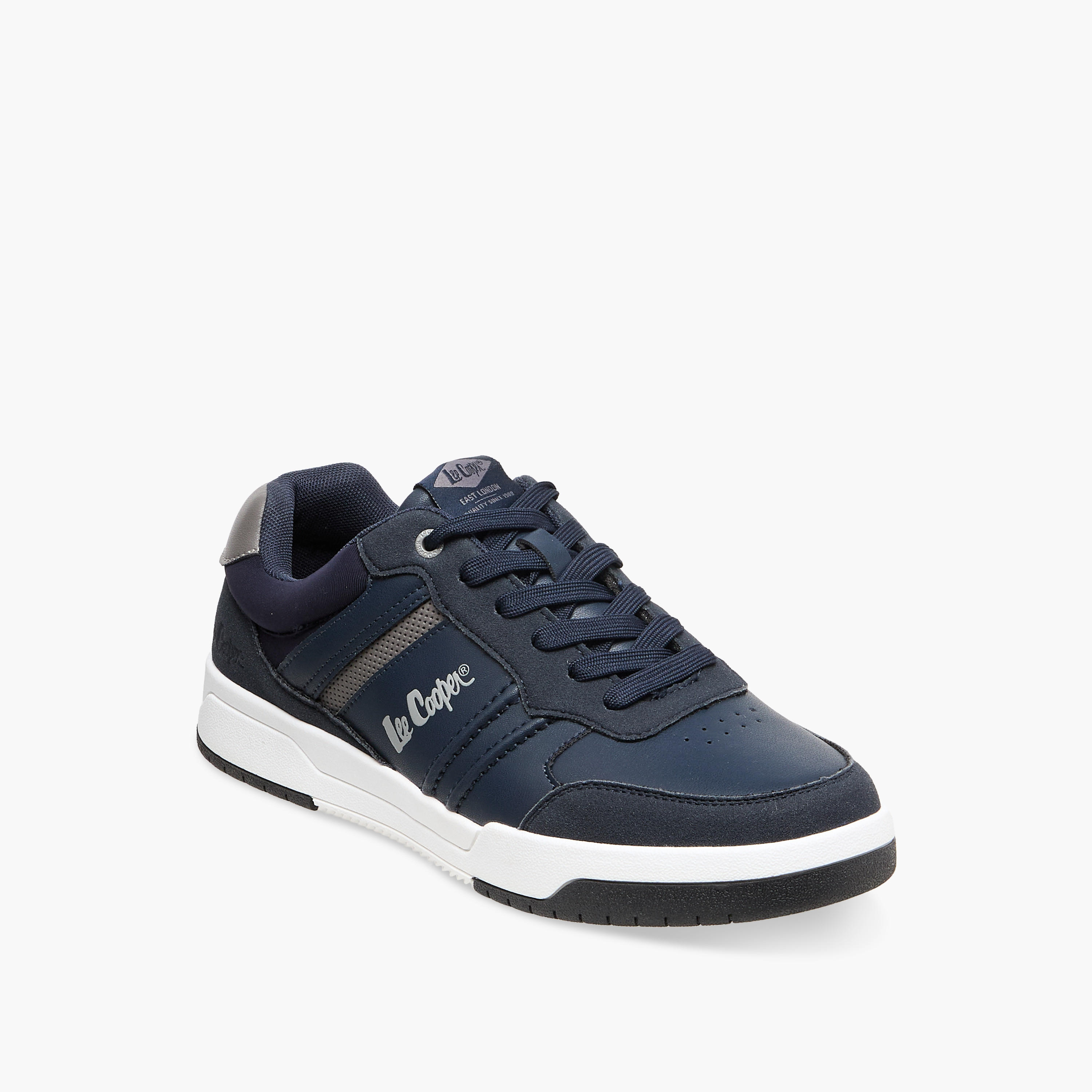 حذاء سنيكرز بألواح ورباط  للرجال من لي كوبر-men-shoes-sneakers-image-2