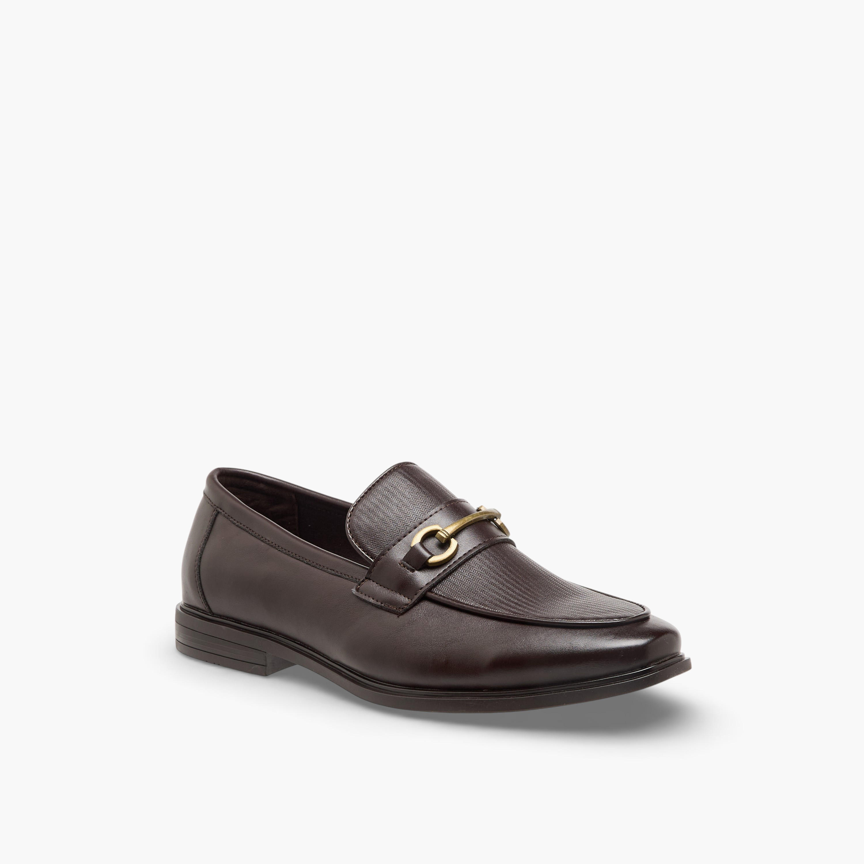 حذاء سهل الارتداء وبارز الملمس للرجال من أل بي أل من شو إكسبريس-men-shoes-formalshoes-image-2