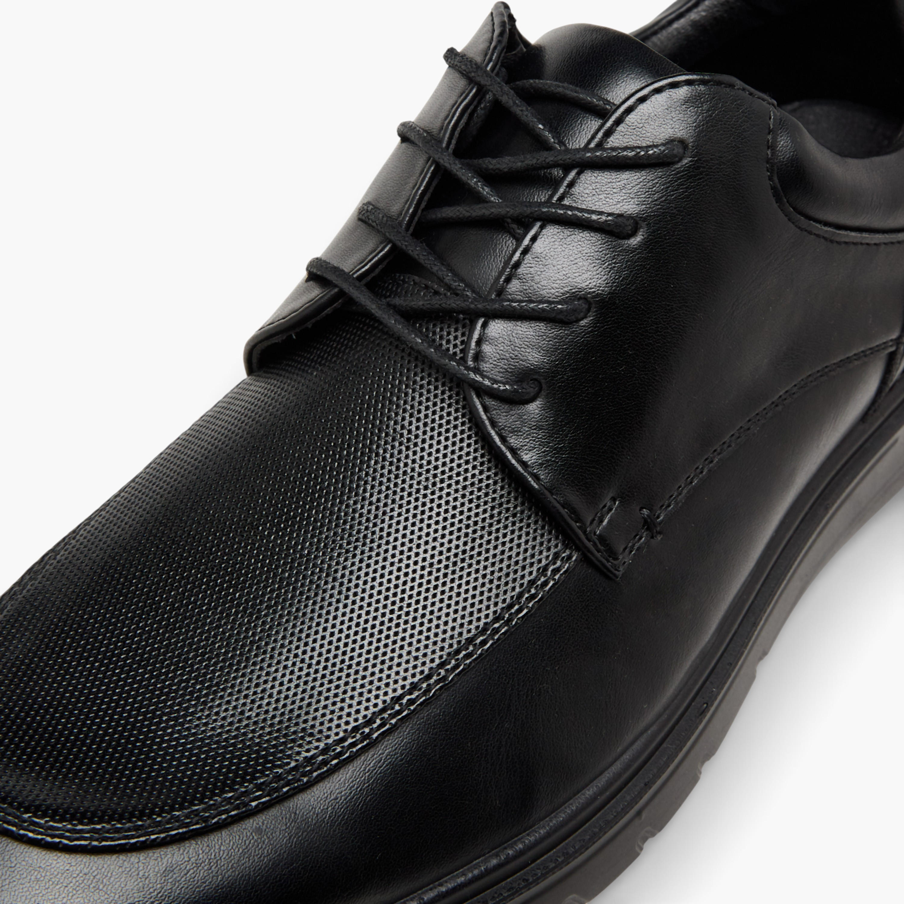 LBL by Shoexpress Men Textured Derby Shoes-men-shoes-formalshoes-image-4
