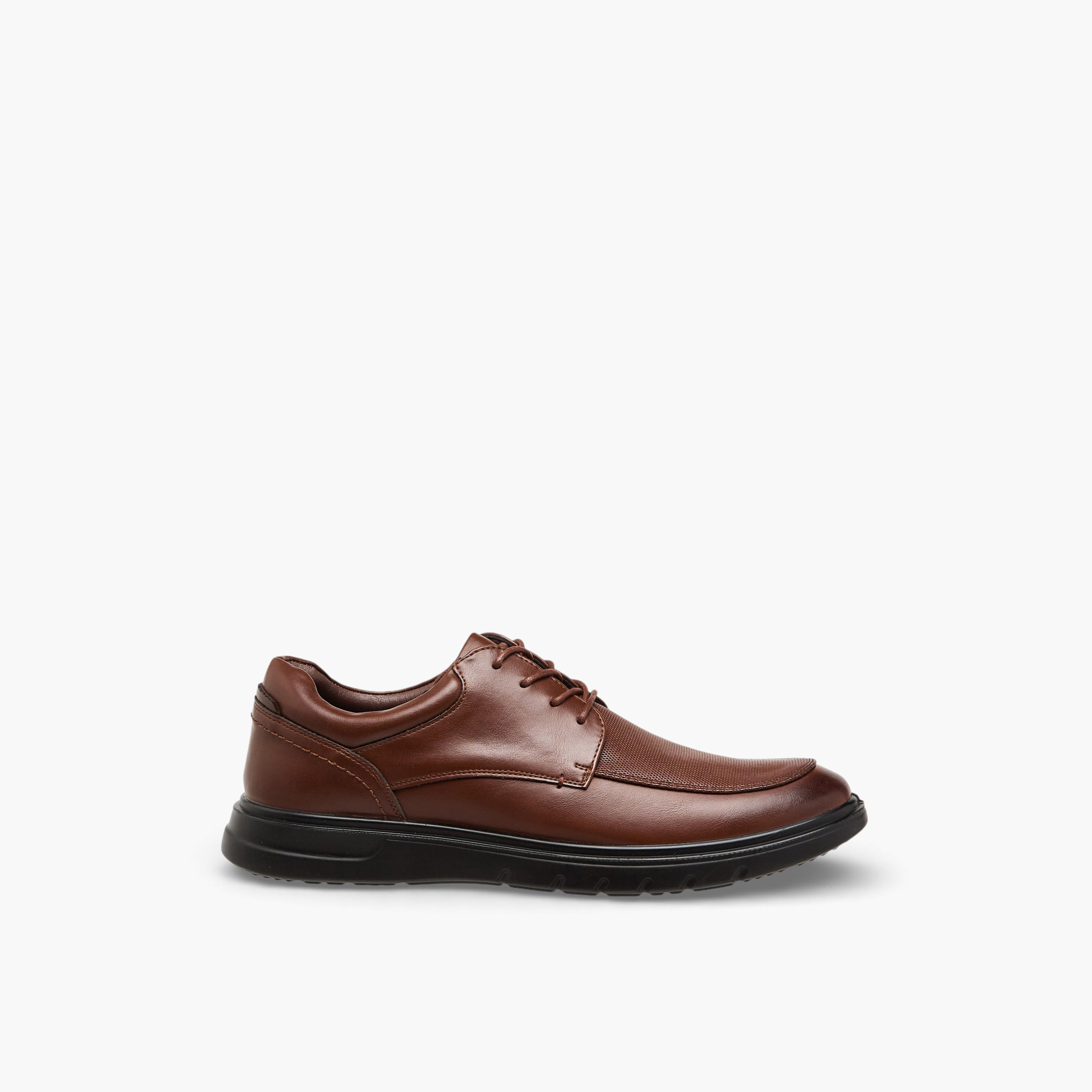 LBL by Shoexpress Men Textured Derby Shoes-men-shoes-formalshoes-image-3