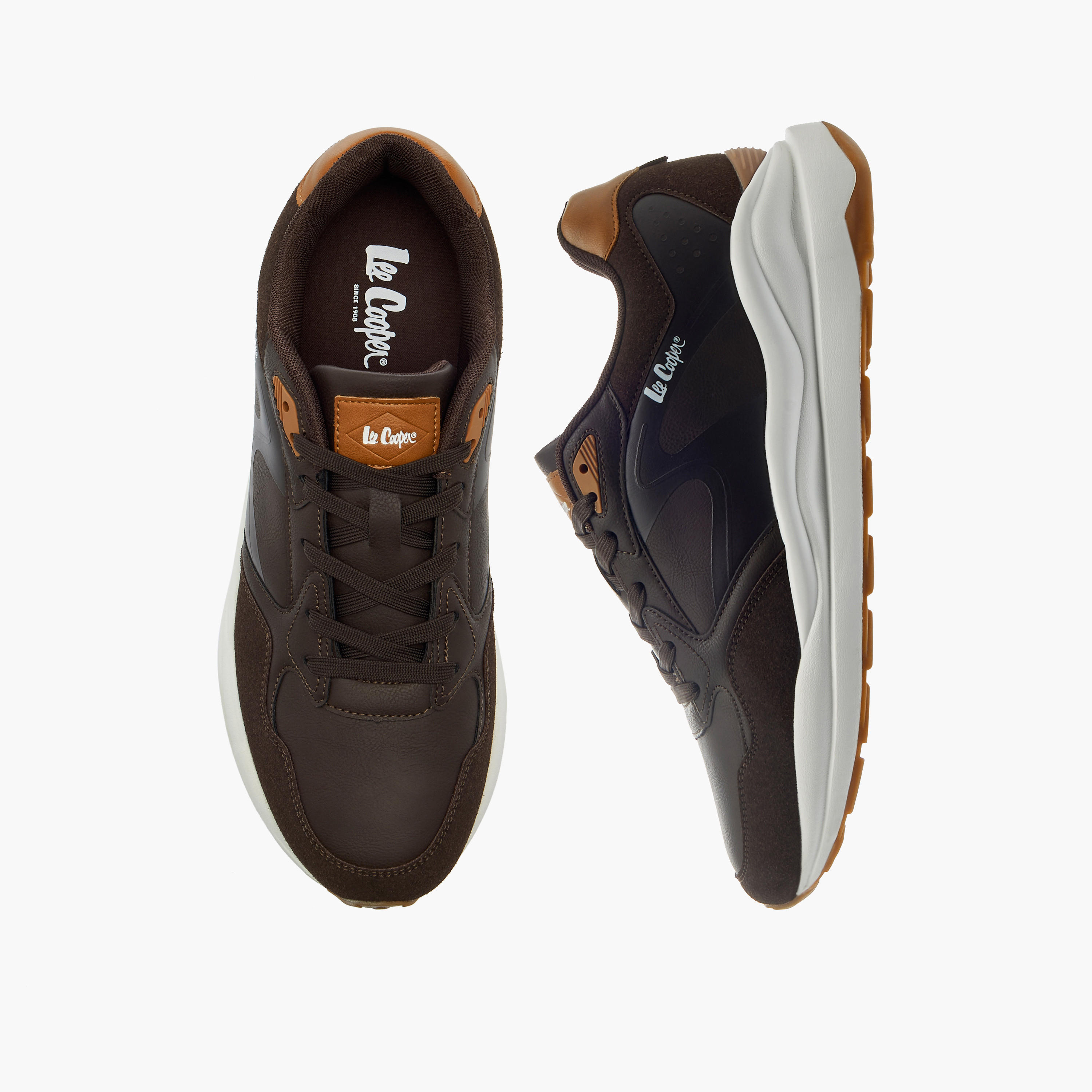 Lee Cooper Men Lace-Up Ortholite Ankle Sneakers-men-shoes-sneakers-image-1