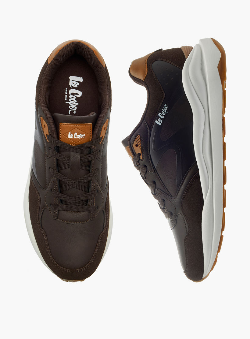 Lee Cooper Men Lace-Up Ortholite Ankle Sneakers-men-shoes-sneakers-image-1