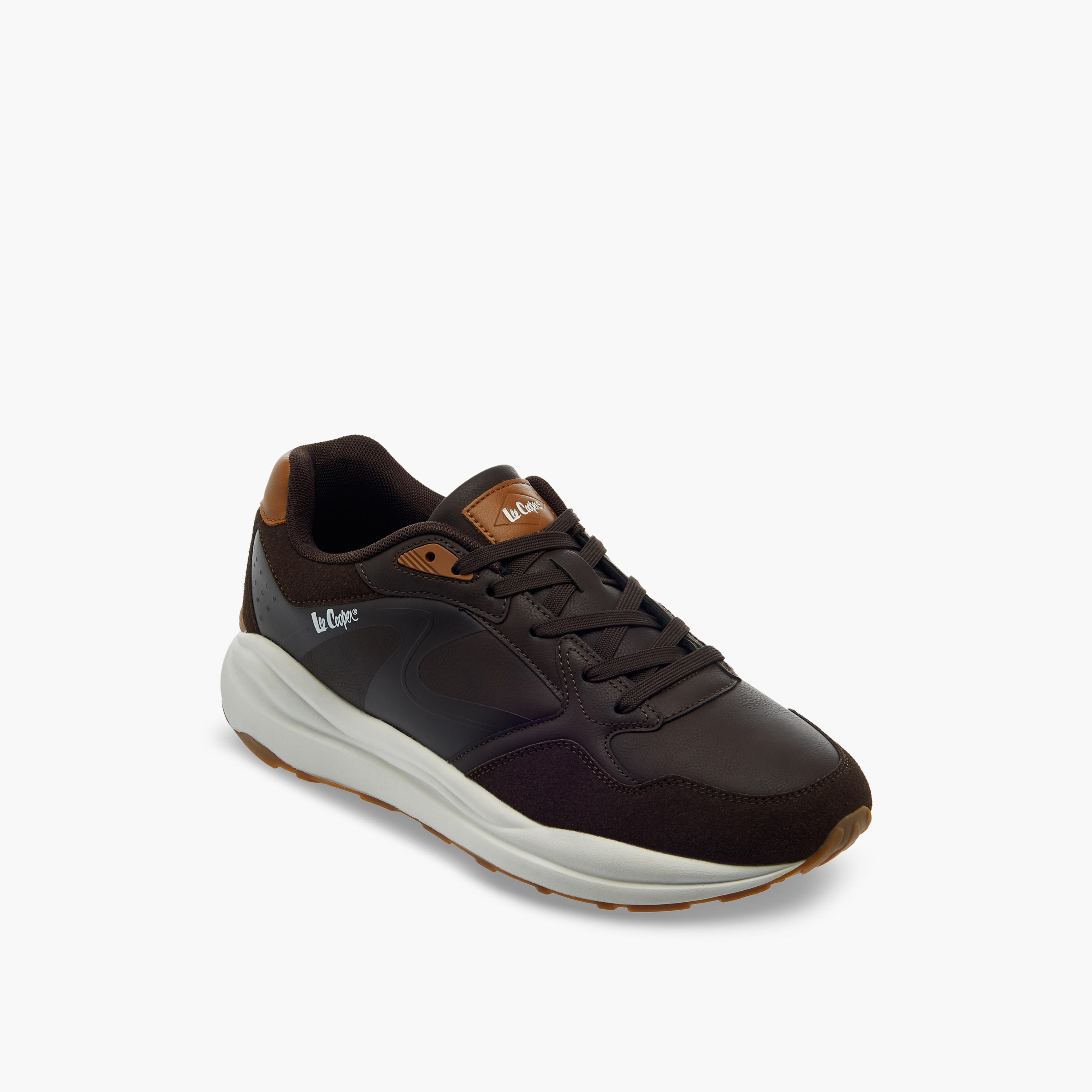 Lee Cooper Men Lace-Up Ortholite Ankle Sneakers-men-shoes-sneakers-image-2