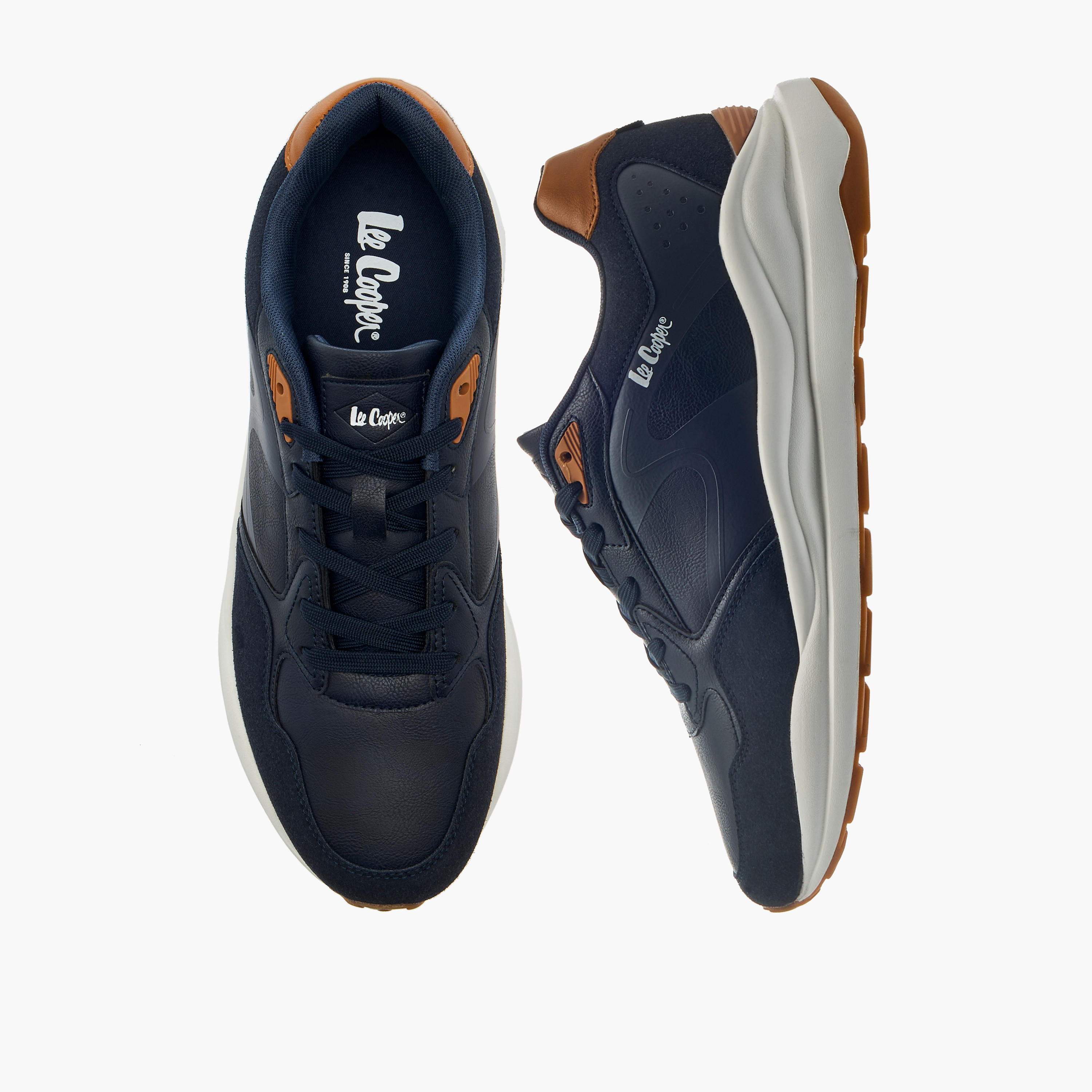 Lee Cooper Men Lace-Up Ortholite Ankle Sneakers-men-shoes-sneakers-image-1