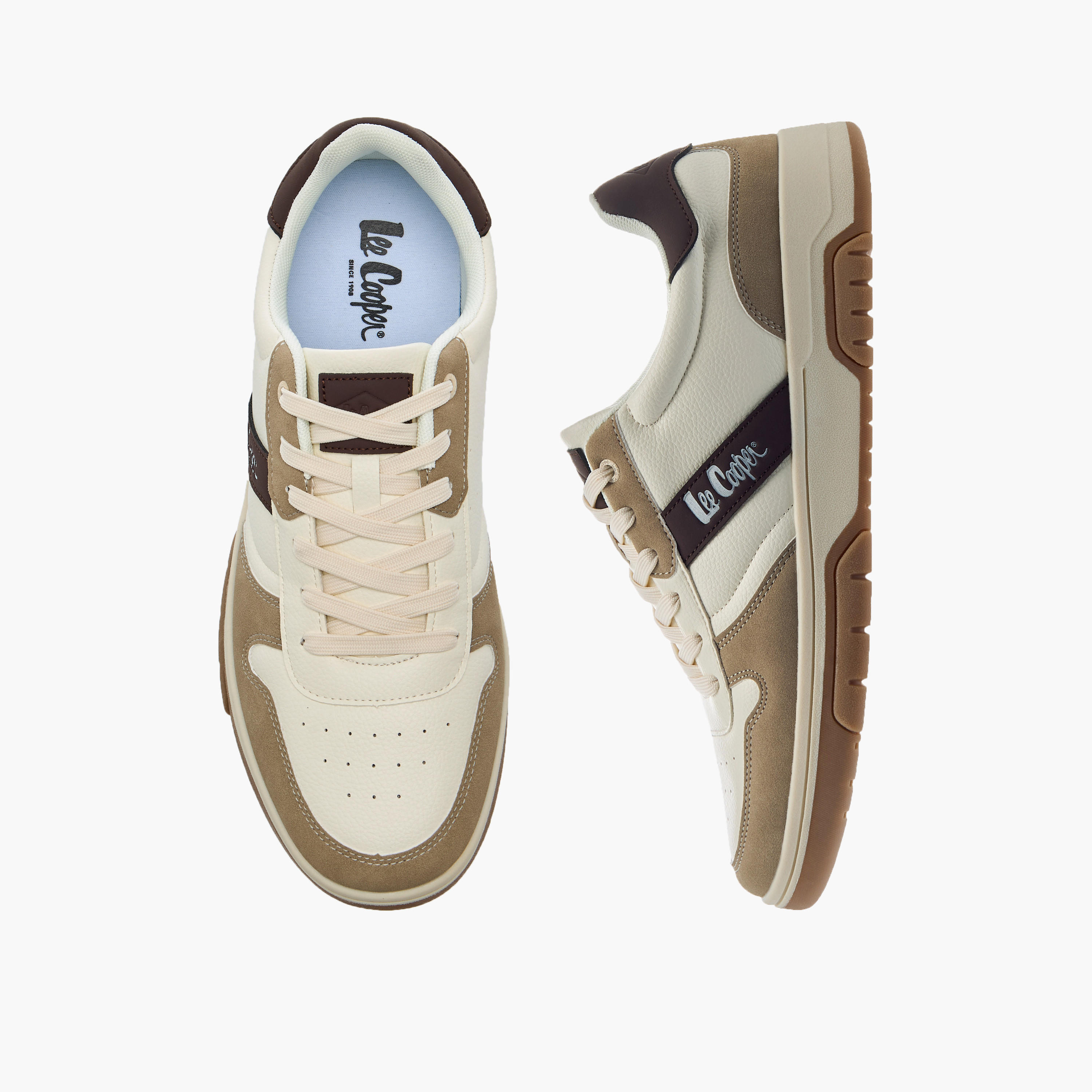 Lee Cooper Men Lace-Up Ortholite Ankle Sneakers-men-shoes-sneakers-image-1